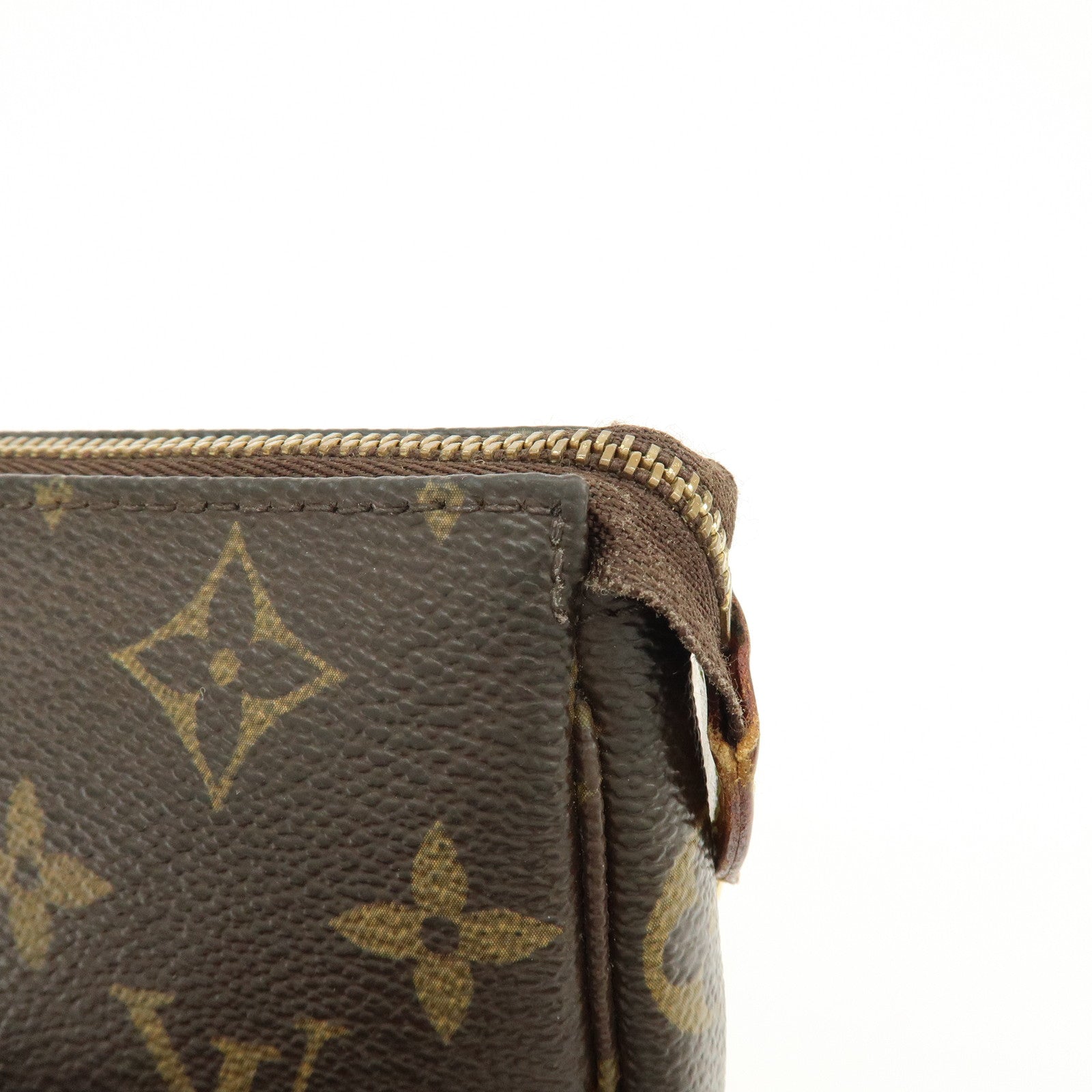 Louis Vuitton Monogram Mini Pochette Accessoires Hand Bag M58009