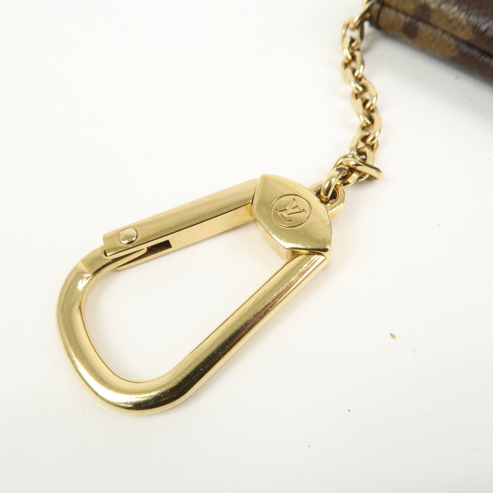Louis Vuitton Monogram Pochette Cles Coin Case Key Case M62650