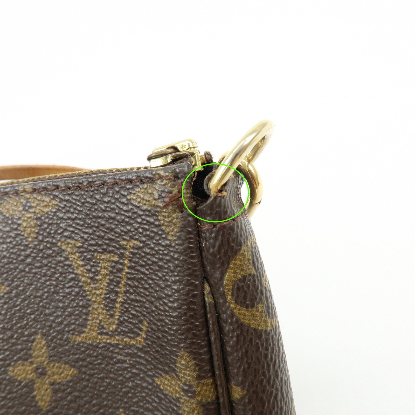 Louis Vuitton Monogram Pochette Accessoires Pouch Hand Bag M51980