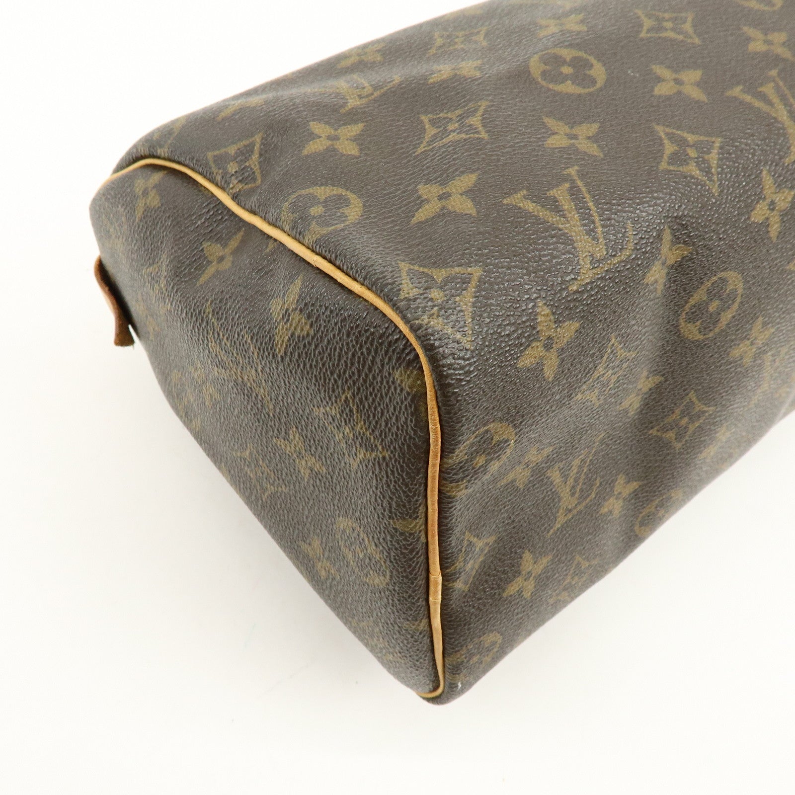 Louis Vuitton Monogram Speedy 25 Boston Bag Hand Bag Brown M41528