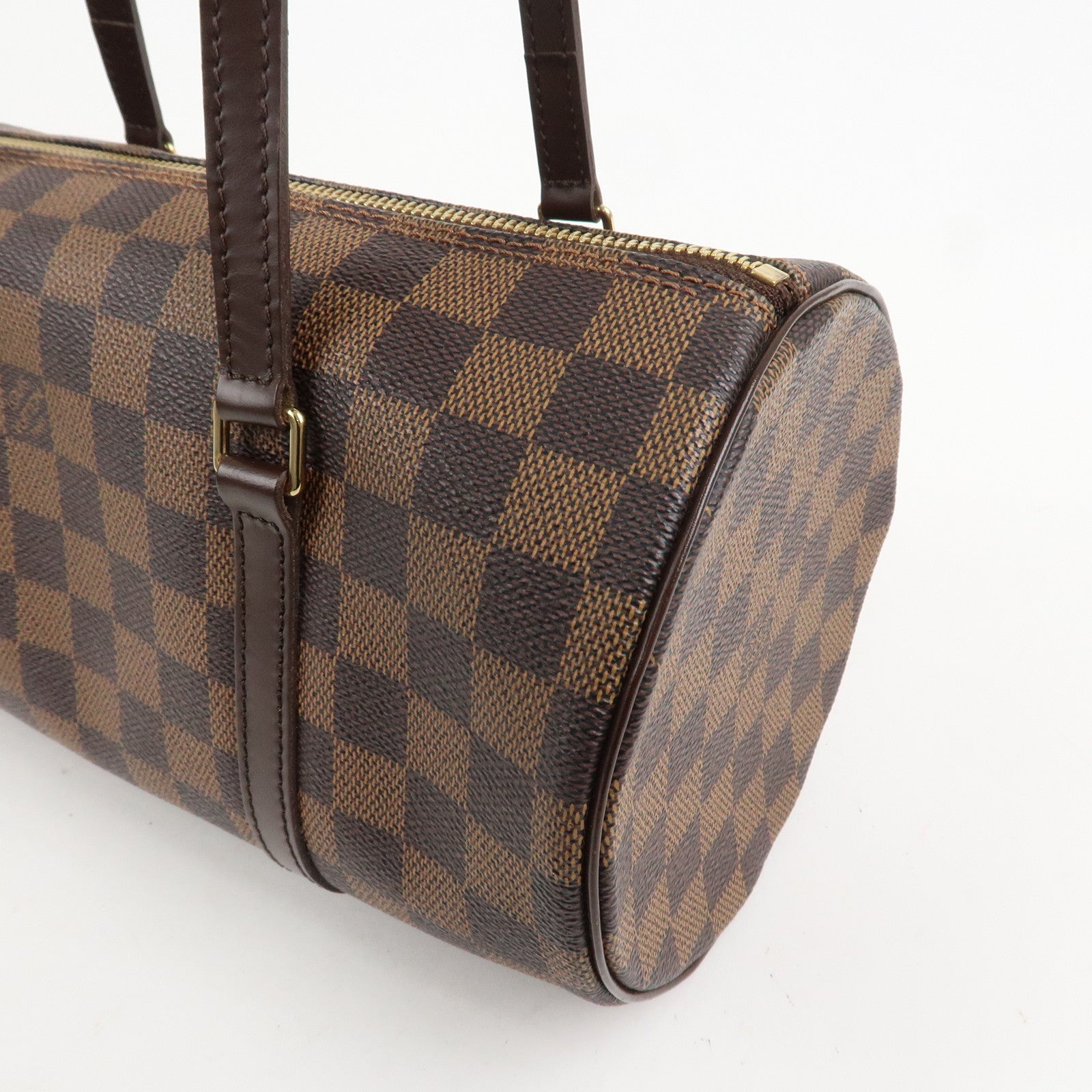 Louis Vuitton Damier Ebene Papillon 30 Hand Bag Brown N51303