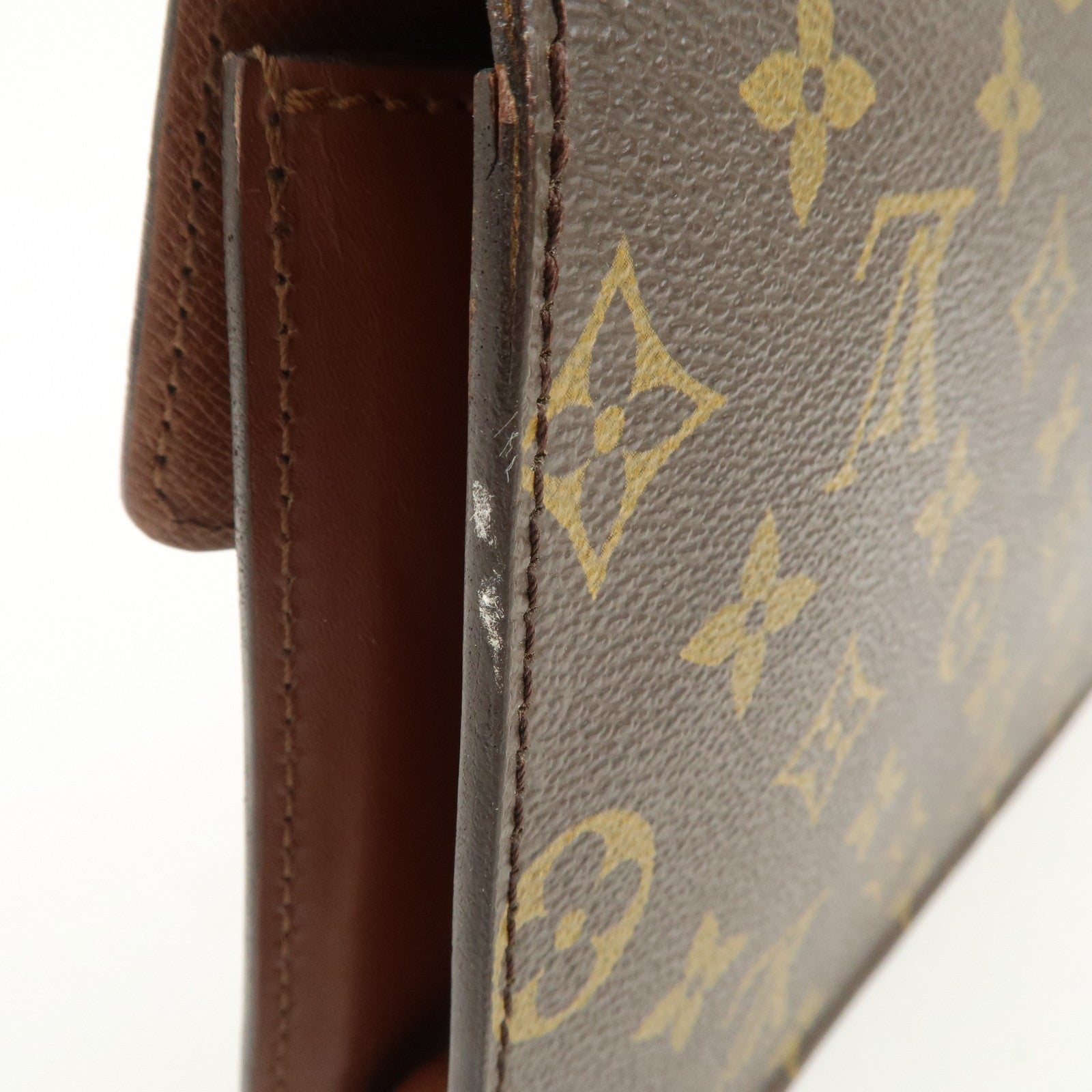 Louis Vuitton Monogram Chailot Clutch Bag Brown M51788