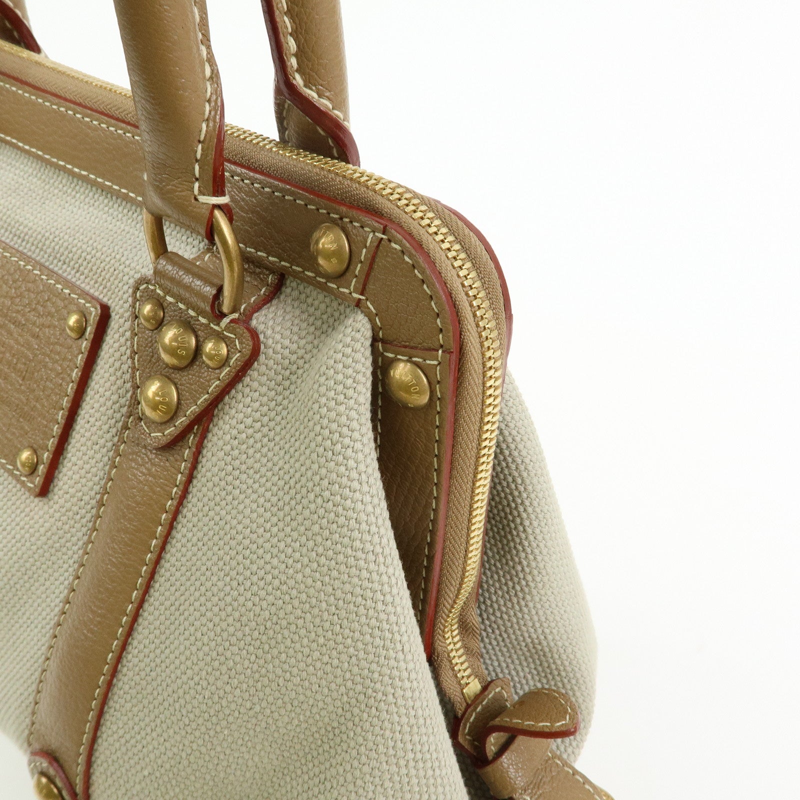 Louis Vuitton Toile Trianon Sac de Nuit MM Canvas Hand Bag M48826