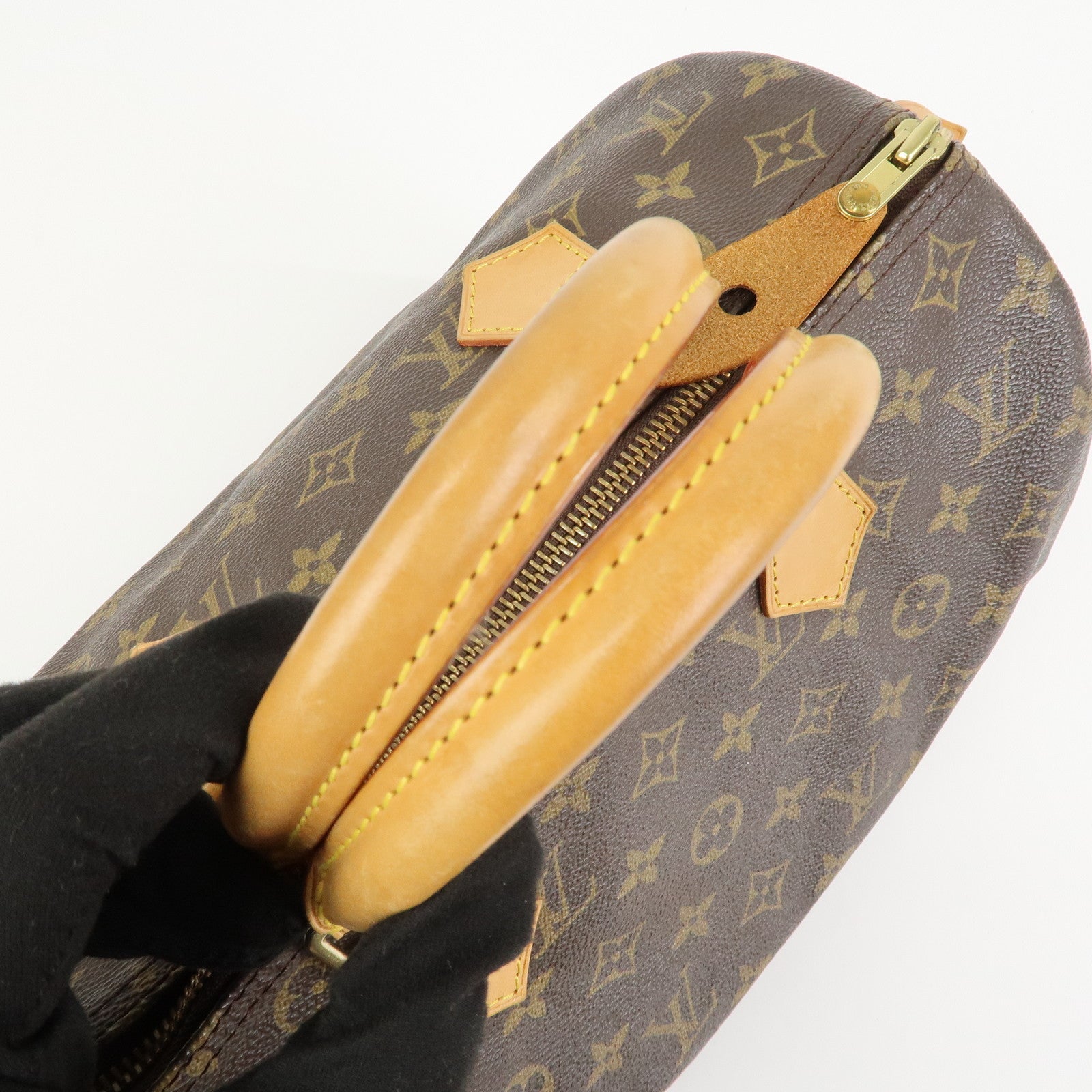 Louis Vuitton Monogram Speedy 30 Boston Bag Hand Bag Brown M41526