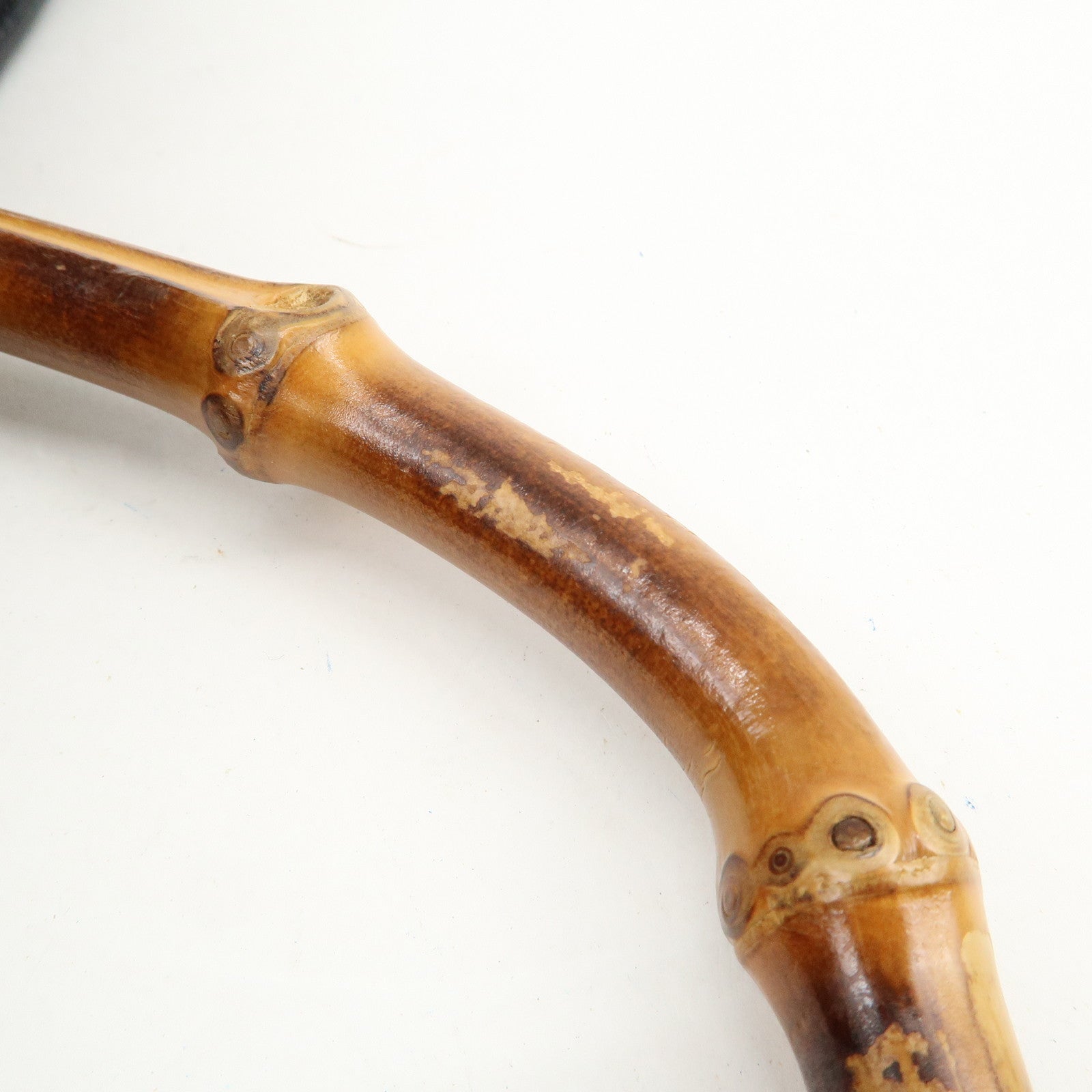 GUCCI Bamboo Shopper Medium 2Way Bag Shoulder Bag Black 323660