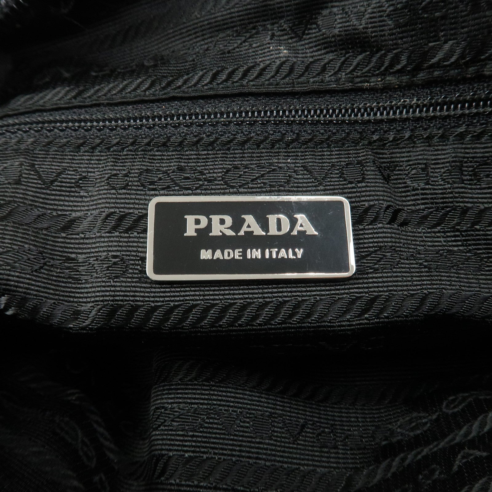 PRADA Triangle Logo Nylon Shoulder Crossbody Bag Brown BT0167