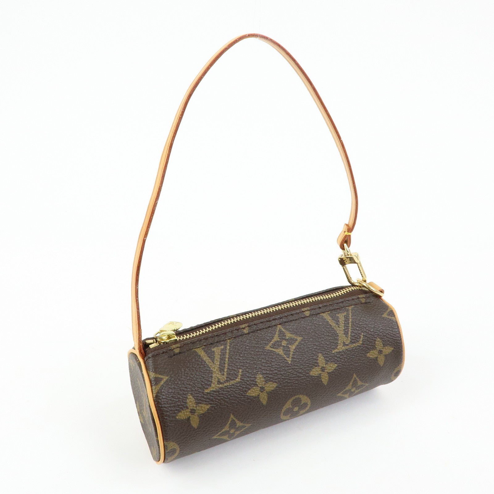 Louis Vuitton Monogram Mini Pouch for Papillon Bag Brown