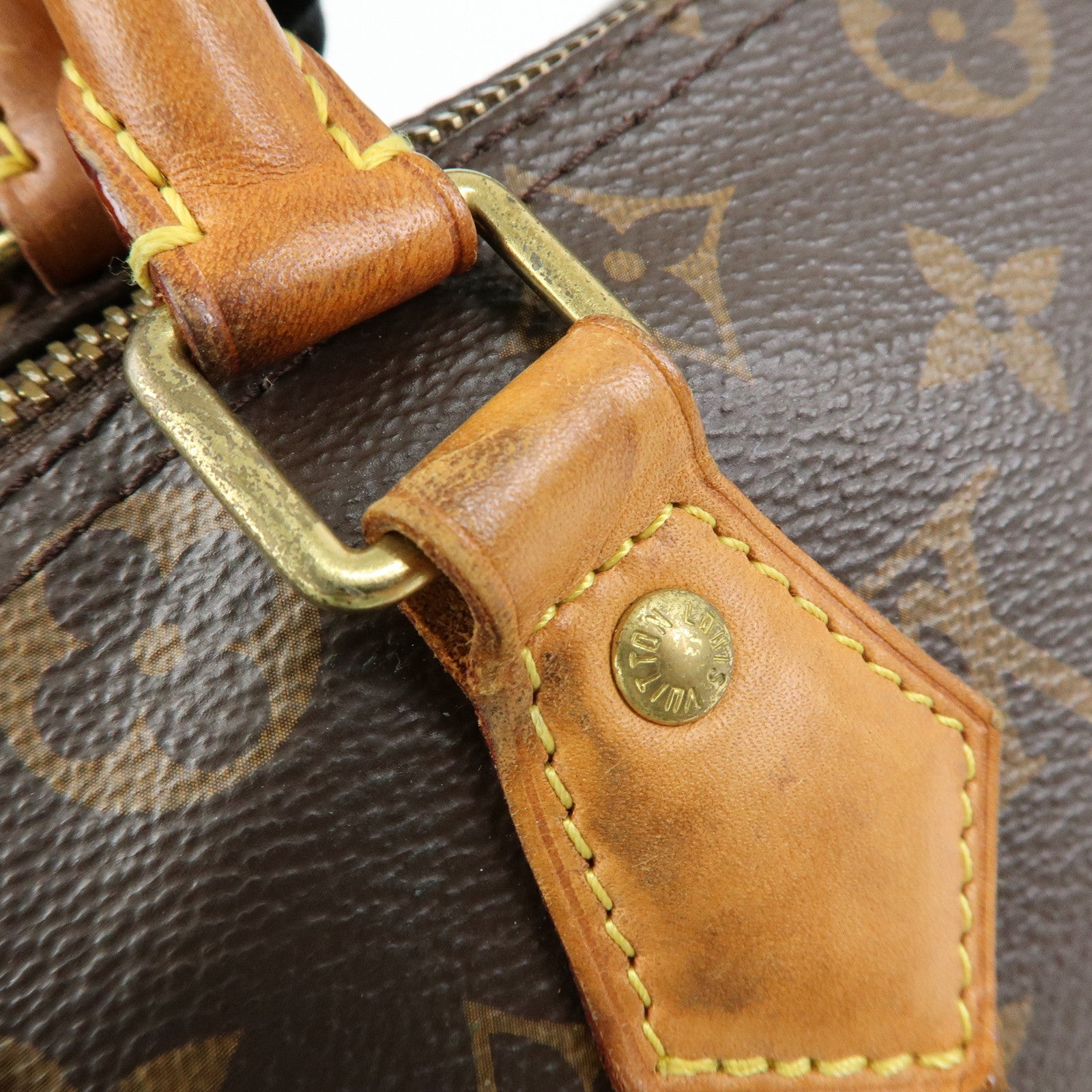 Louis Vuitton Monogram Speedy 30 Boston Bag Hand Bag Brown M41108