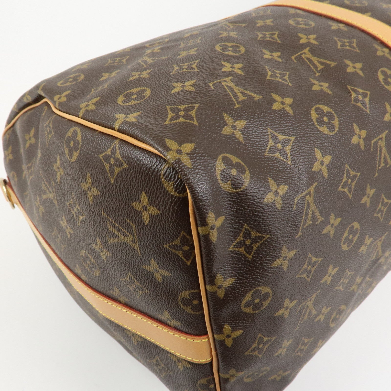 Louis Vuitton Monogram Keep All Bandouliere 60 Boston Bag M41412