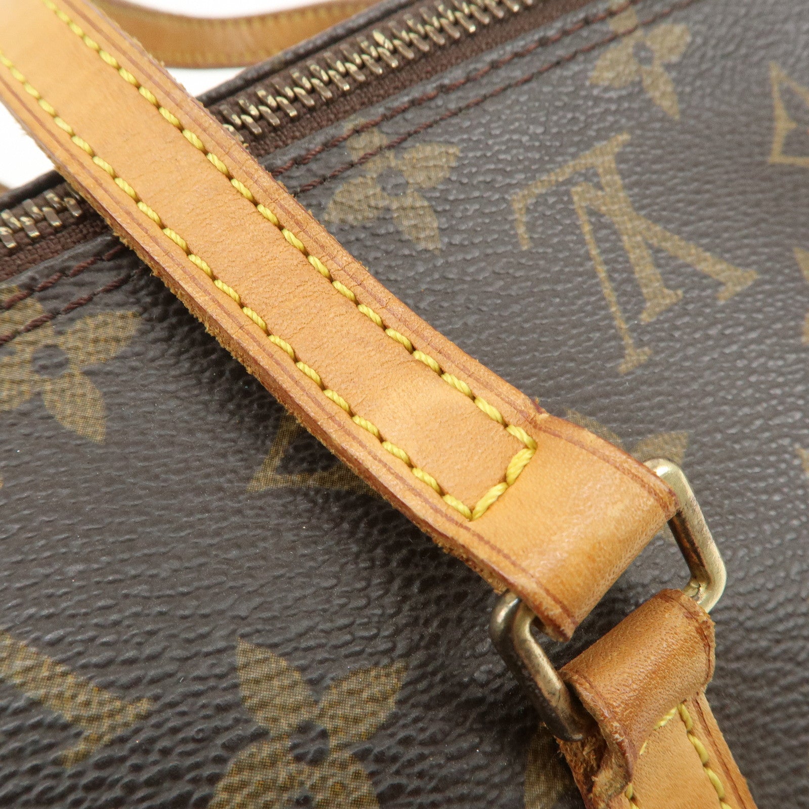 Louis Vuitton Monogram Papillon 30 Hand Bag Brown M51385