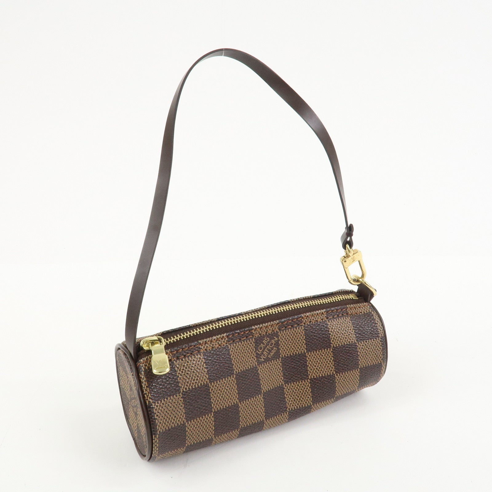 Louis Vuitton Damier Ebene Mini Pouch for Papillon Bag Brown