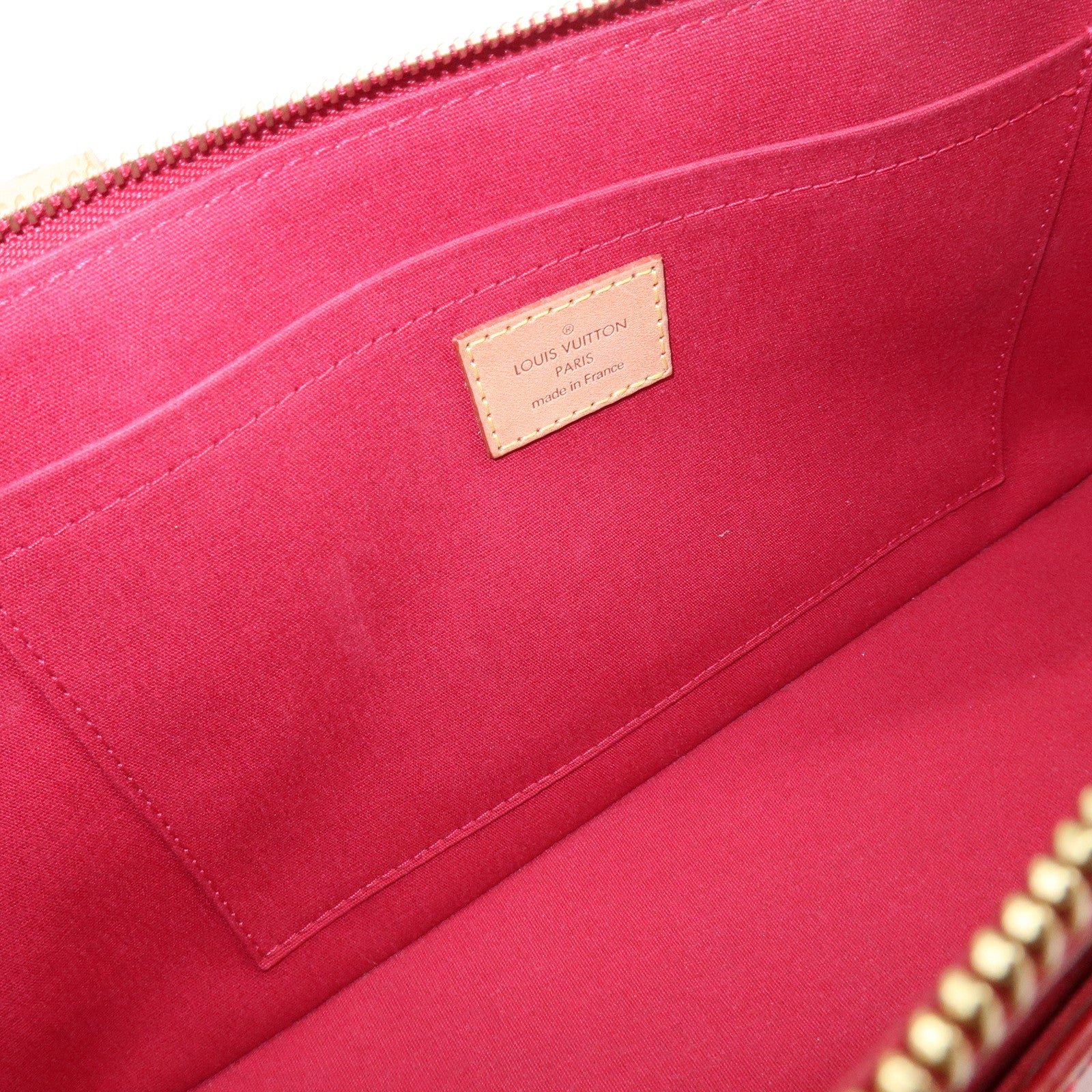 Louis Vuitton Vernis Rosewood Avenue Hand Bag Pomme DAmour M93507