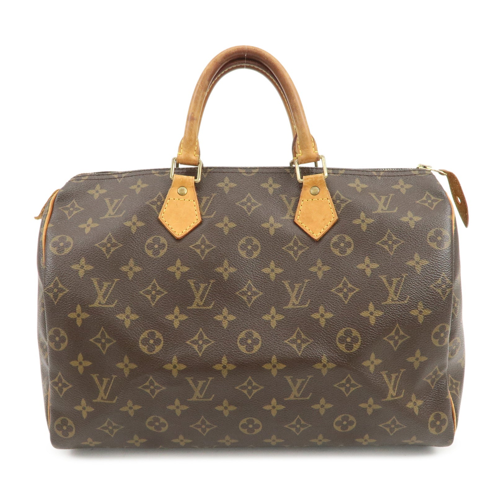 Louis Vuitton Monogram Speedy 35 Boston Bag Hand Bag M41524