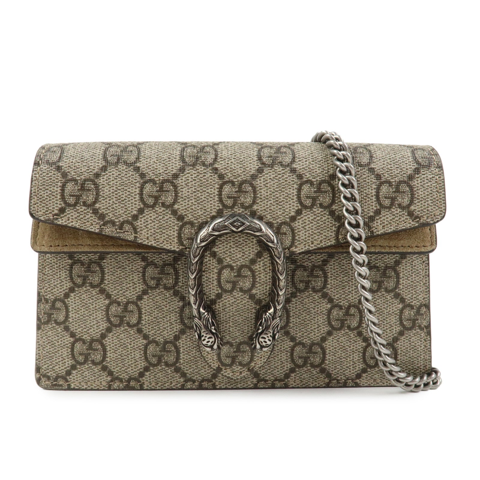 GUCCI Dionysus Super Mini Bag Leather Chain Shoulder Bag 476432
