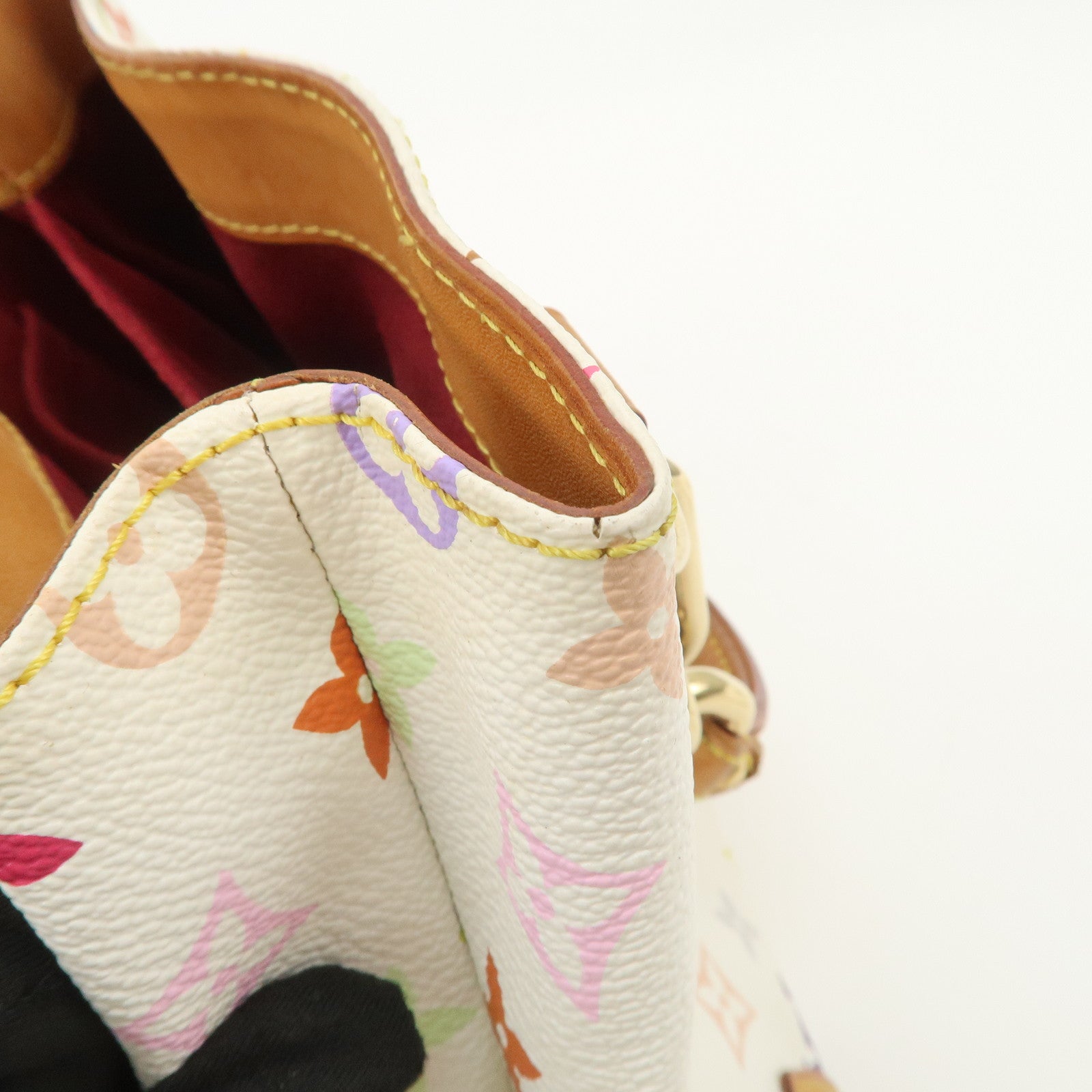 Louis Vuitton Monogram Multicolor Audra Hand Bag Blanc M40047