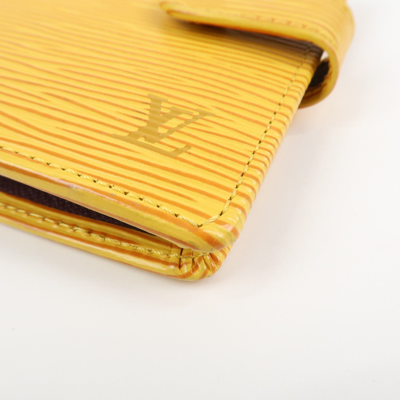 Louis Vuitton Epi Portefeuille Bié Compact Wallet Yellow M63559