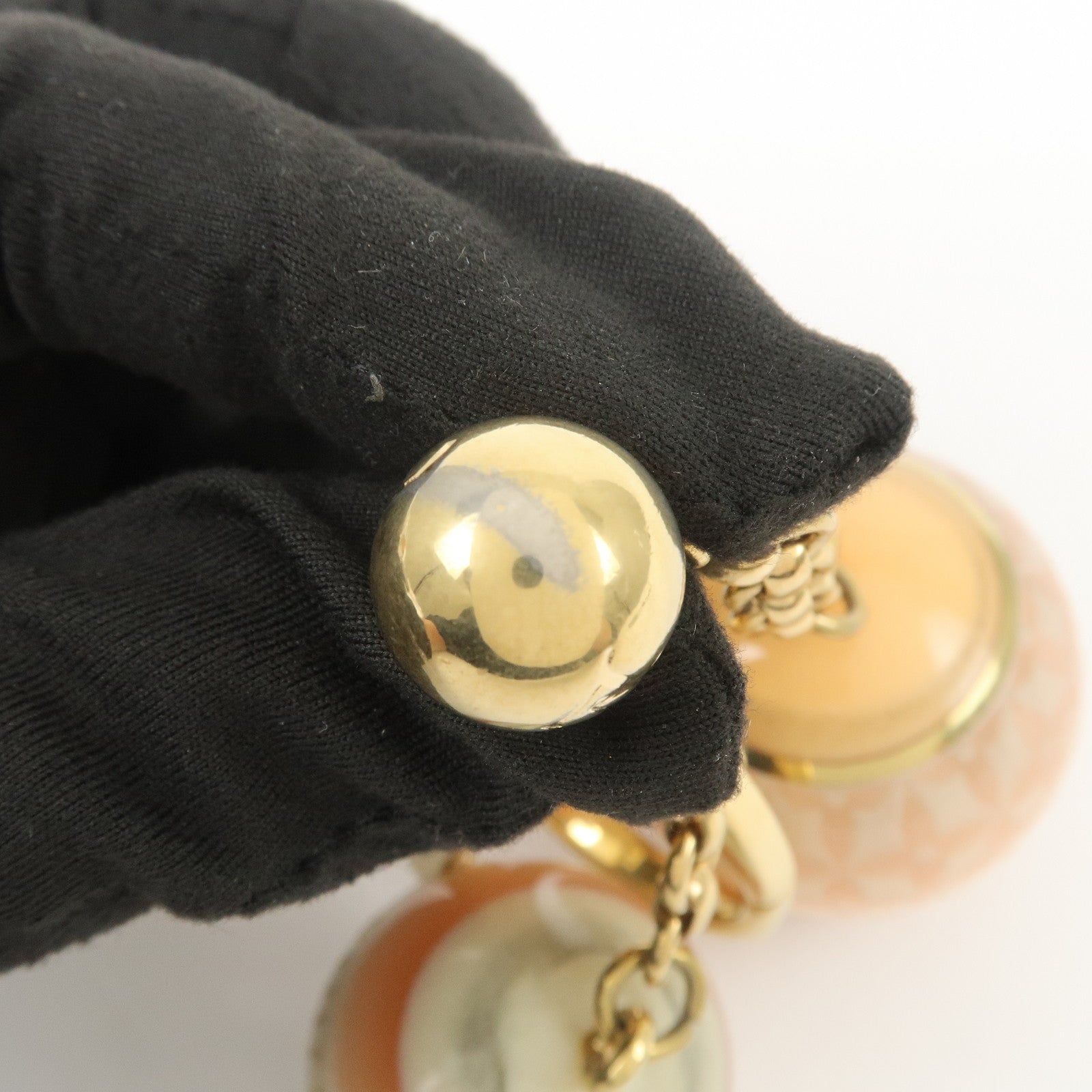 Louis Vuitton Bijou Sac Mini Lin Metal Bag Charm Key Charm M65643