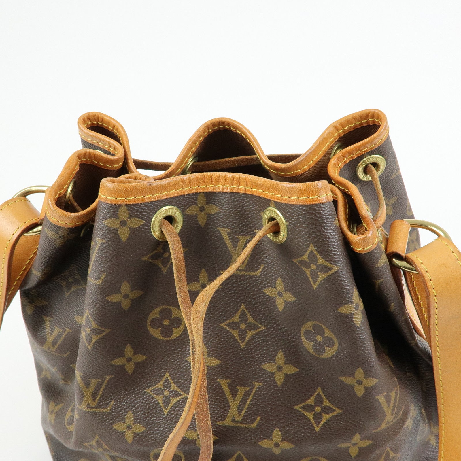Louis Vuitton Monogram Petit Noe Shoulder Bag Brown M42226