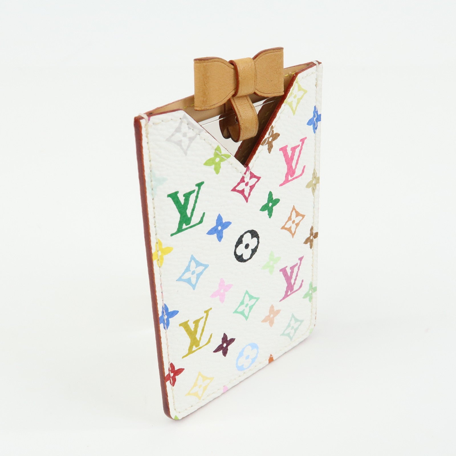 Louis Vuitton Monogram Étui Miroir Multicolor Blanc M92651