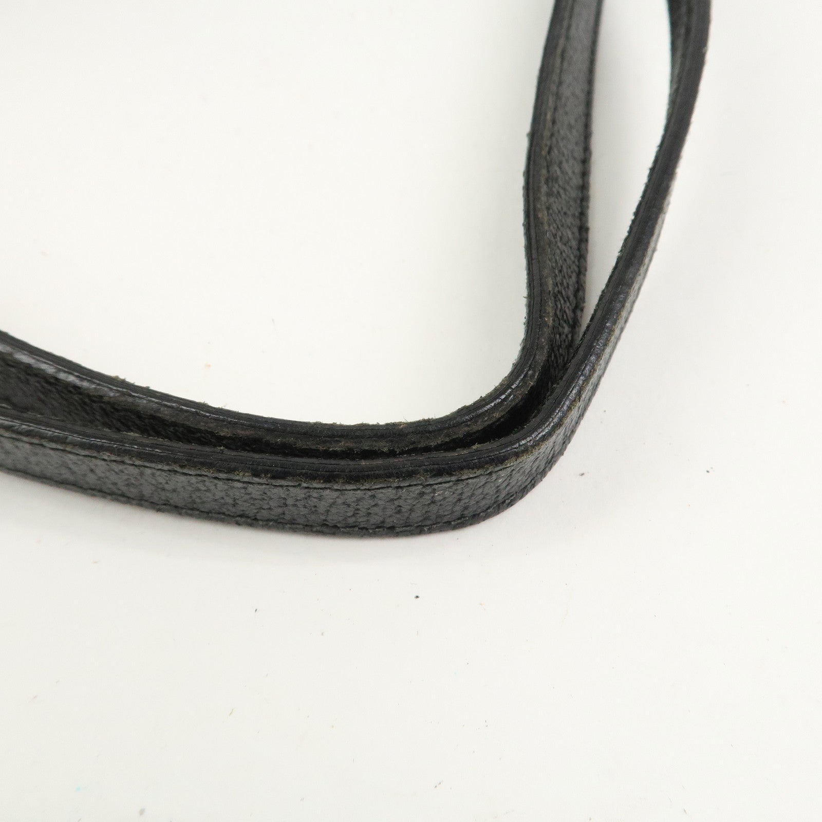 GUCCI GG Canvas Leather Tote Bag Shoulder Bag Hand Bag Black 120836