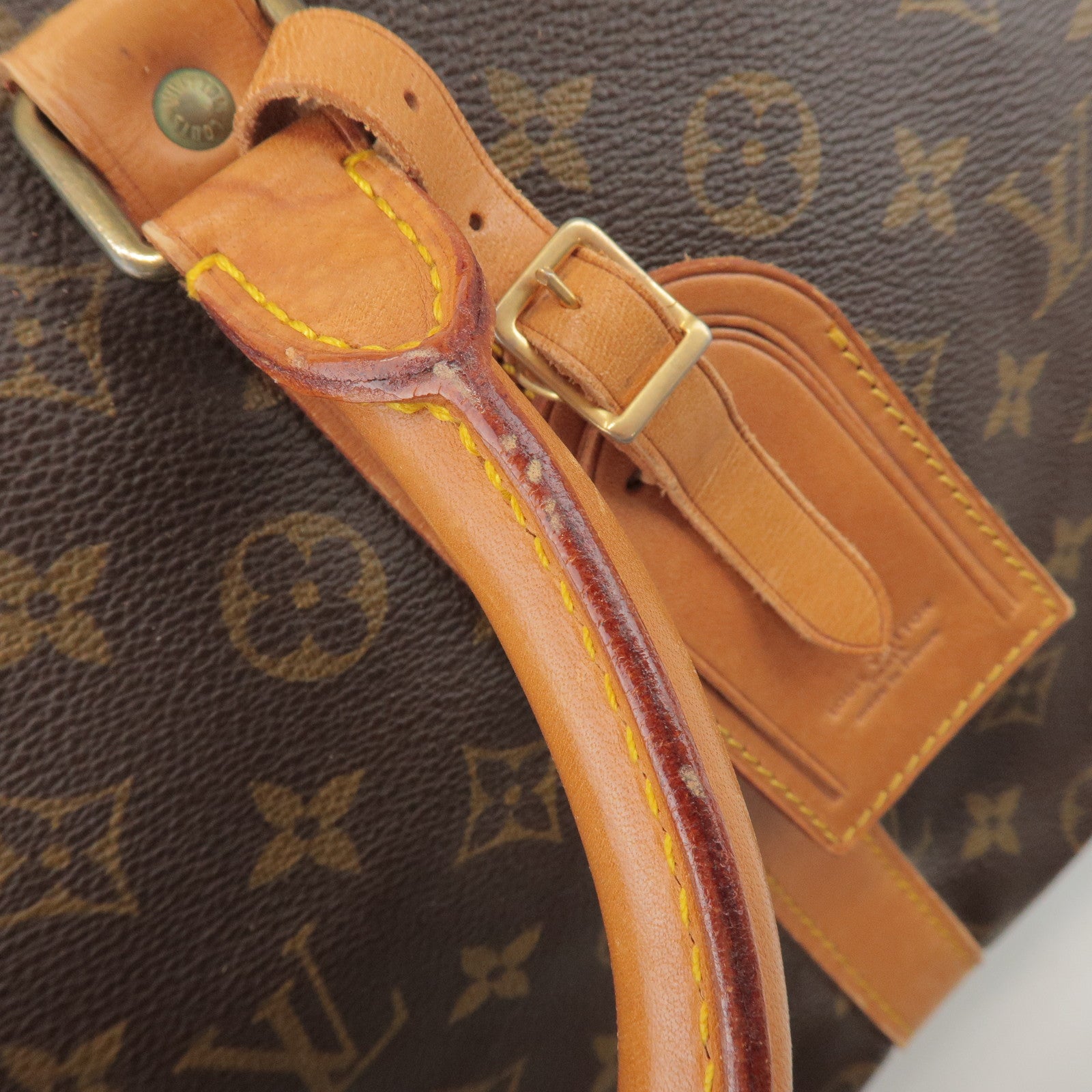 Louis Vuitton Monogram Keep All 55 Boston Bag Brown M41424