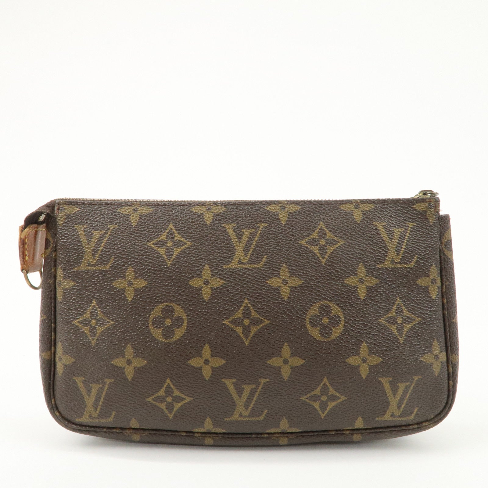 Louis Vuitton Monogram Pochette Accessoires Hand Bag Brown M51980
