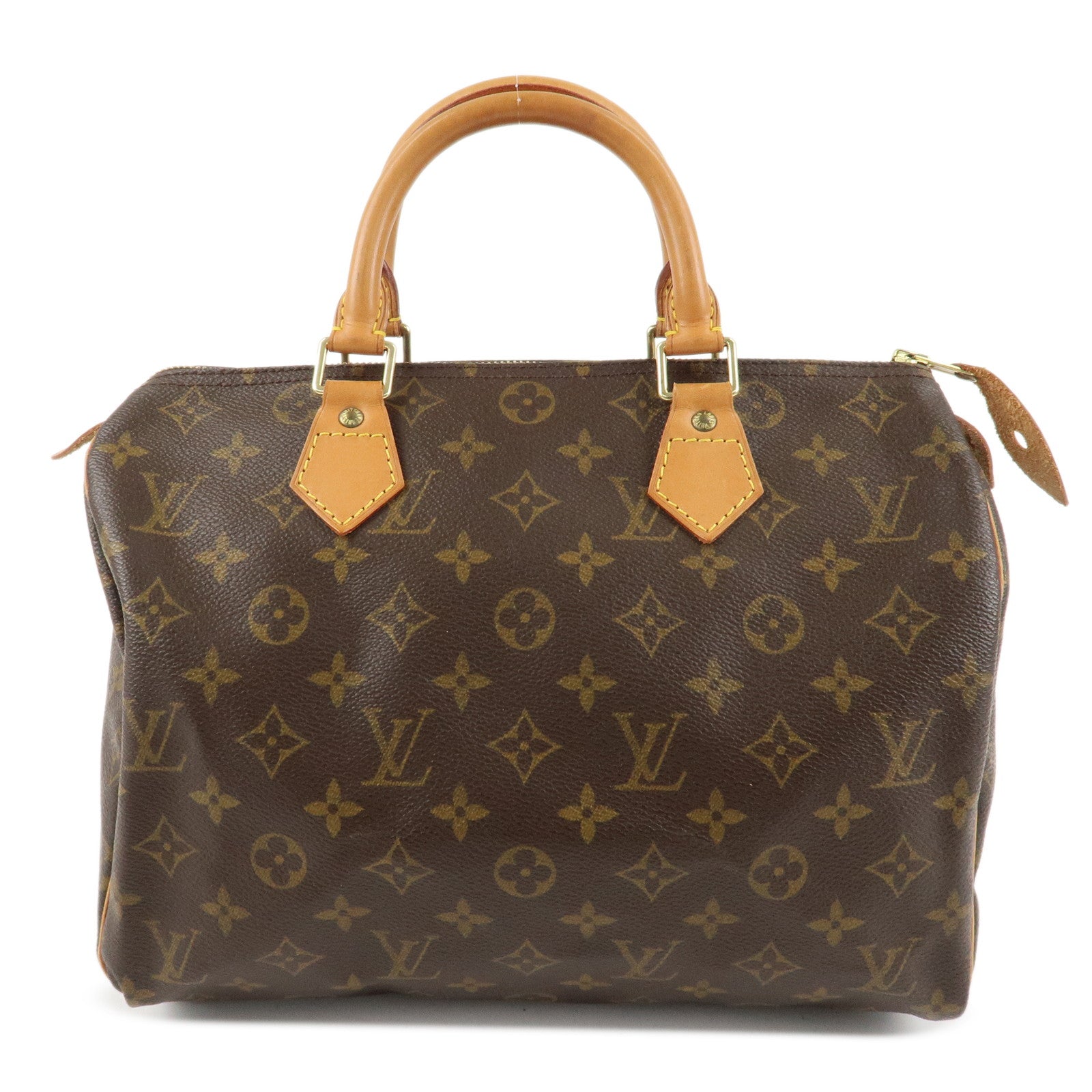 Louis Vuitton Monogram Speedy 30 Hand Bag Boston Bag M41108 Used