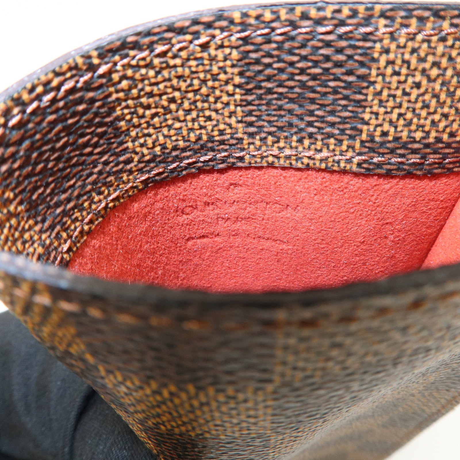 Louis Vuitton Damier etui a lunettes simple Glasses Case N62964