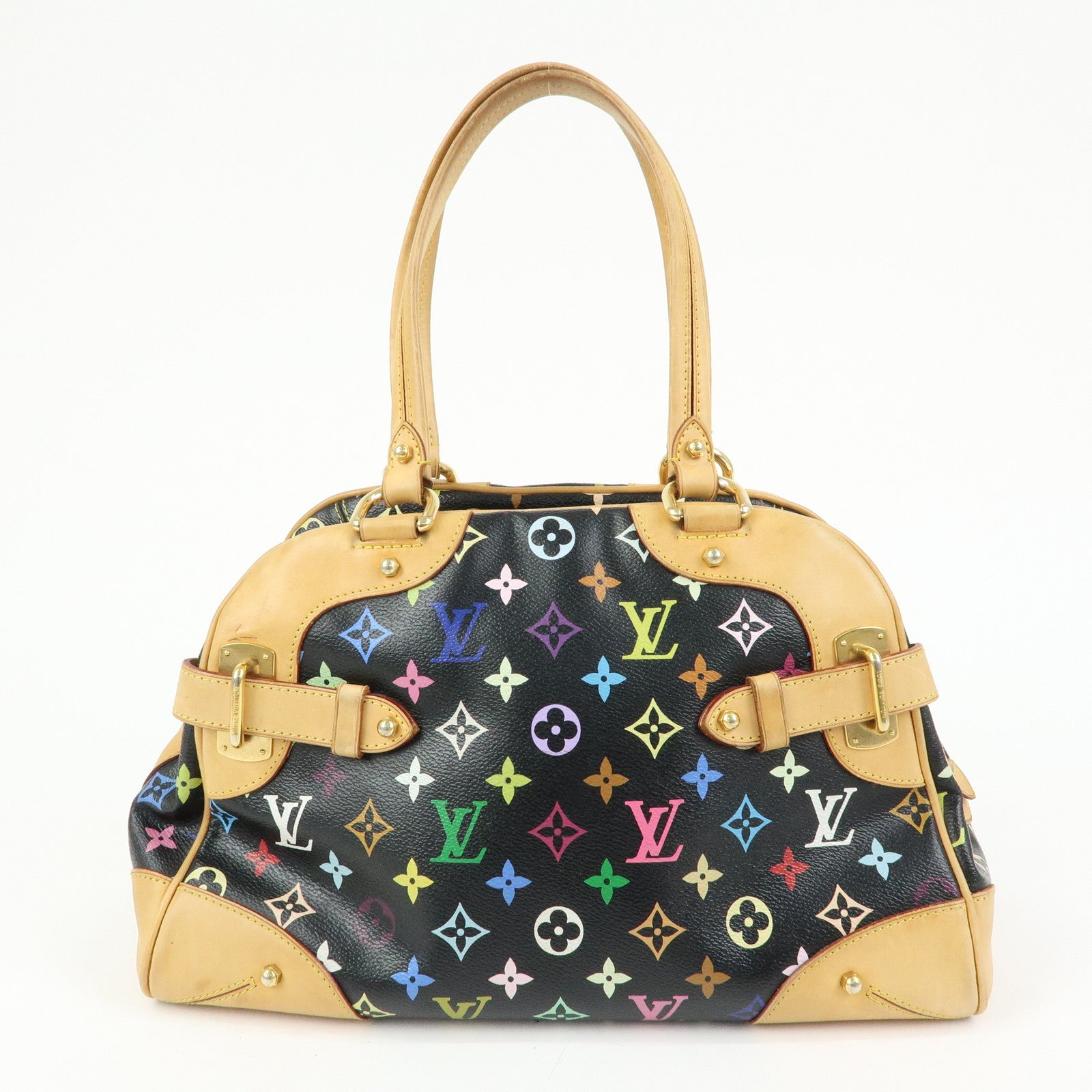 Louis Vuitton Monogram Multicolor Claudia Hand Bag Noir M40194