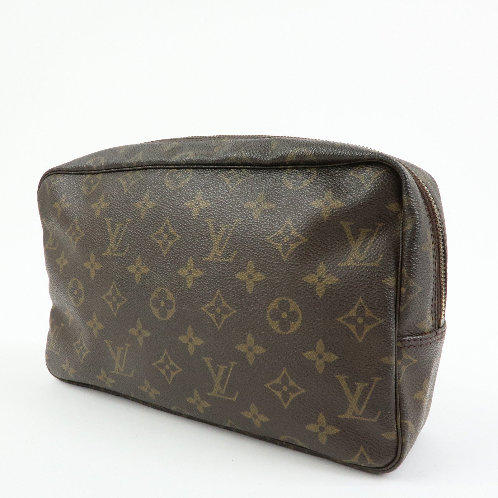 Louis Vuitton Monogram Trousse Toilette 28 Pouch Brown M47522