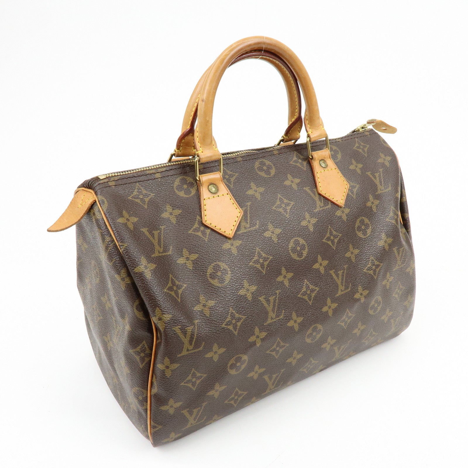 Louis Vuitton Monogram Speedy 30 Boston Bag Hand Bag Brown M41526