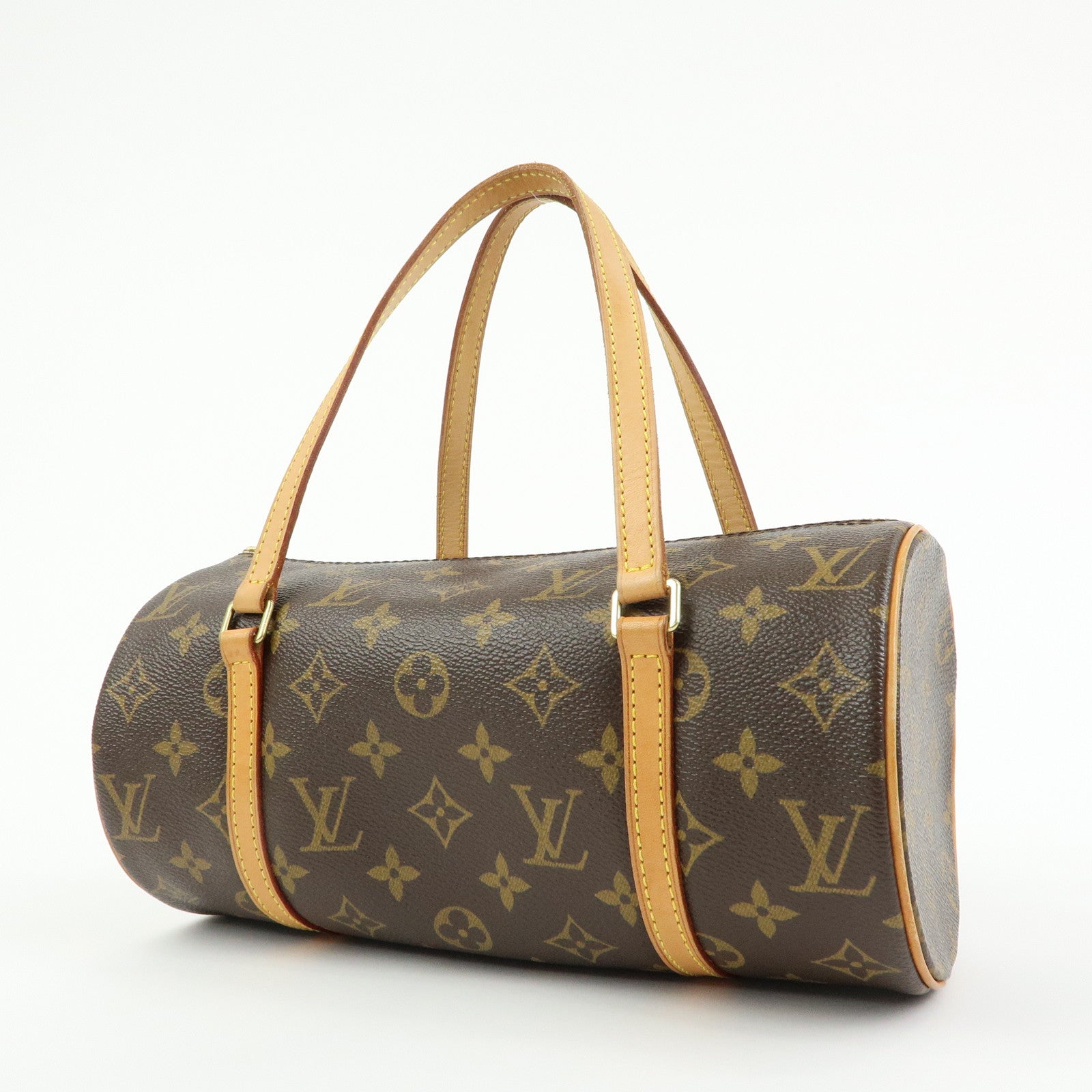 Louis Vuitton Monogram Papillon 26 Hand Bag Brown M51386