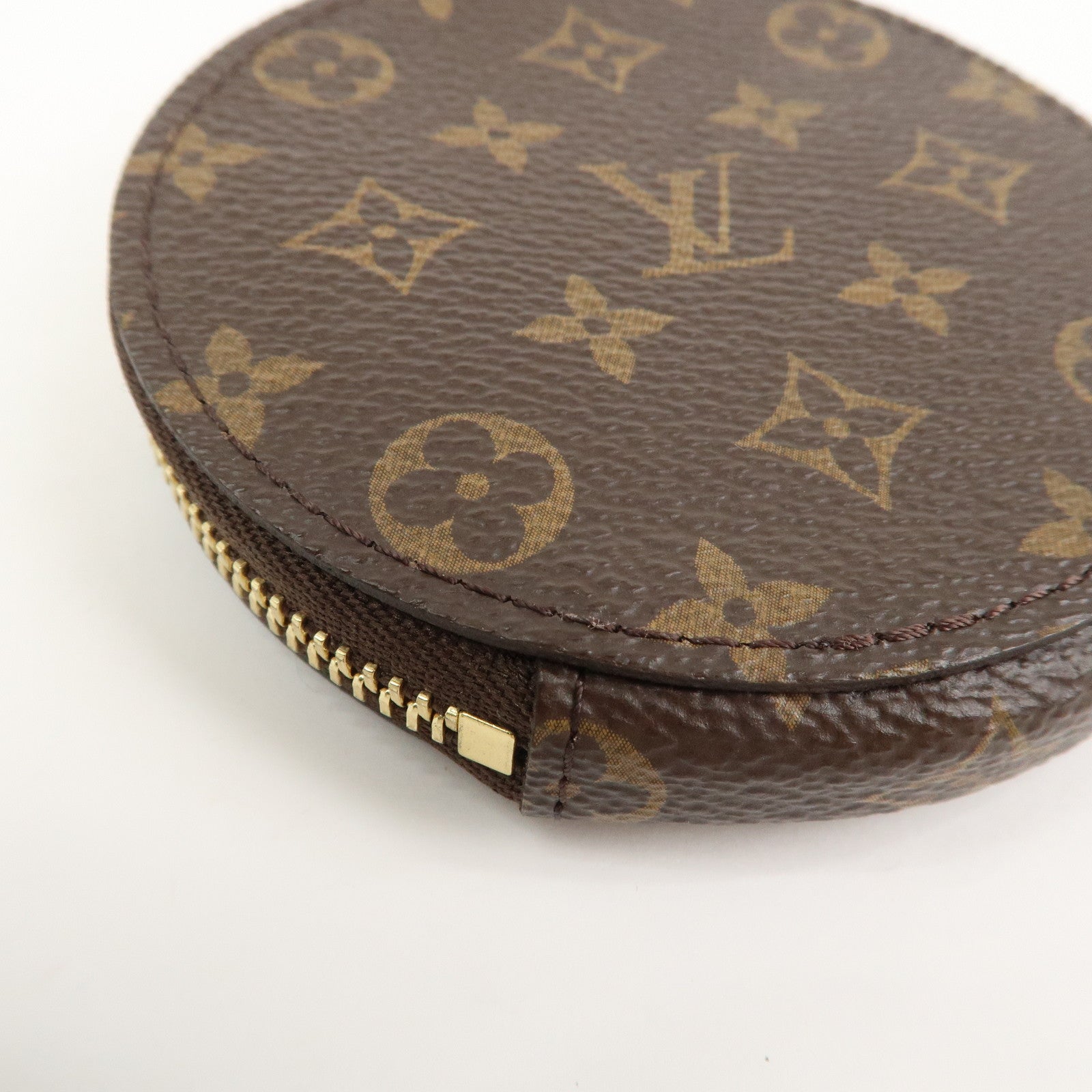 Louis Vuitton Monogram Canvas Coin Case Coin Wallet Brown