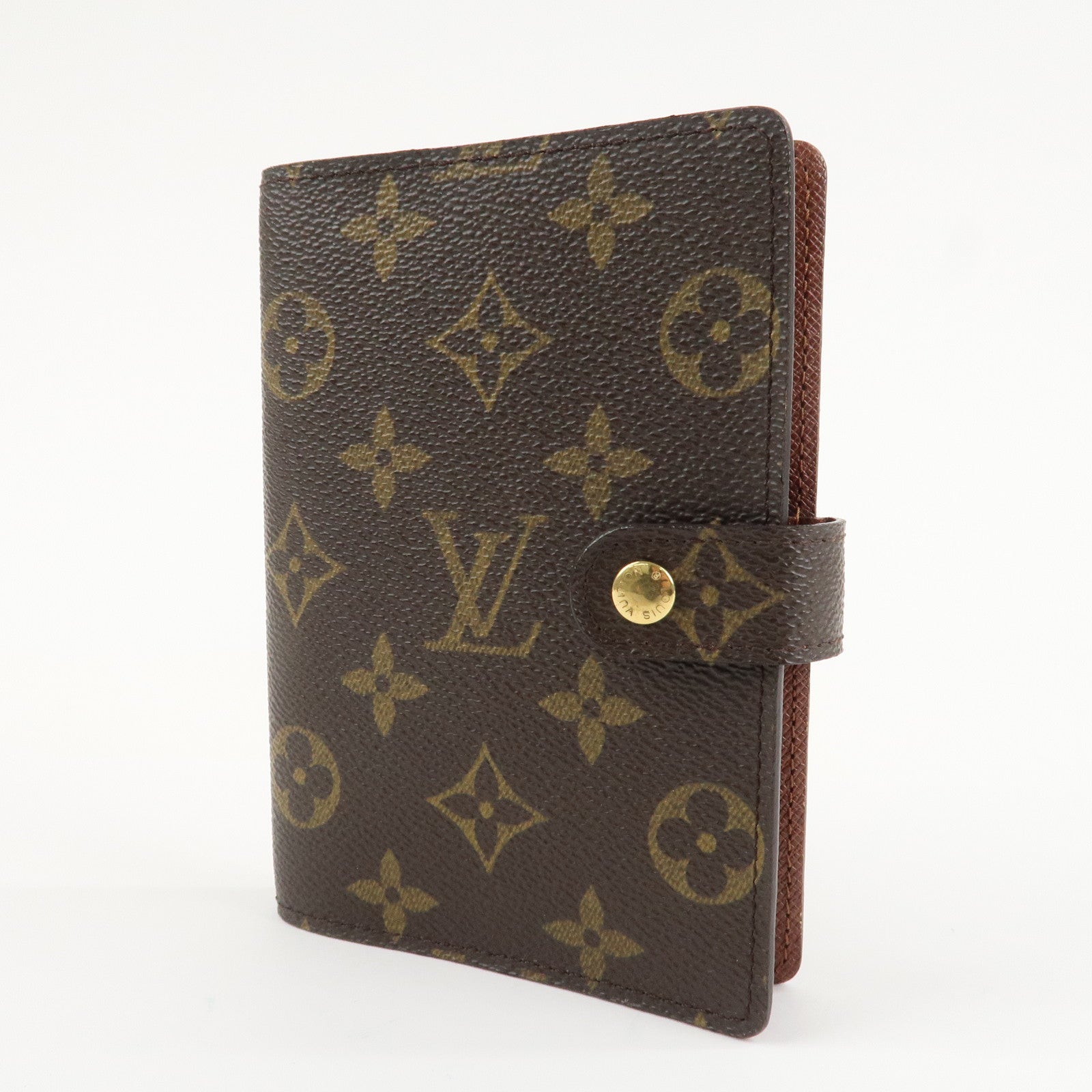 Louis Vuitton Monogram Agenda PM Planner Cover Brown R20005 Used