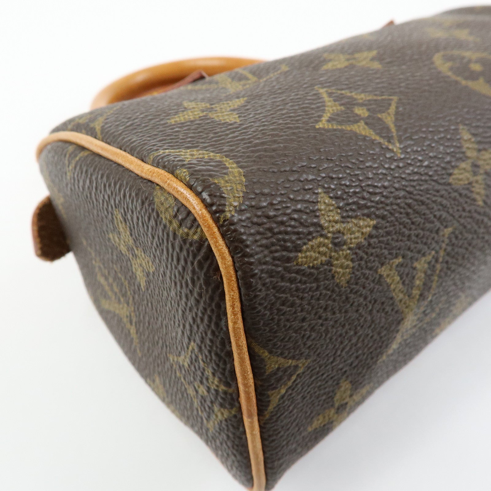 Louis Vuitton Monogram Mini Speedy Hand Shoulder Bag Brown M41534