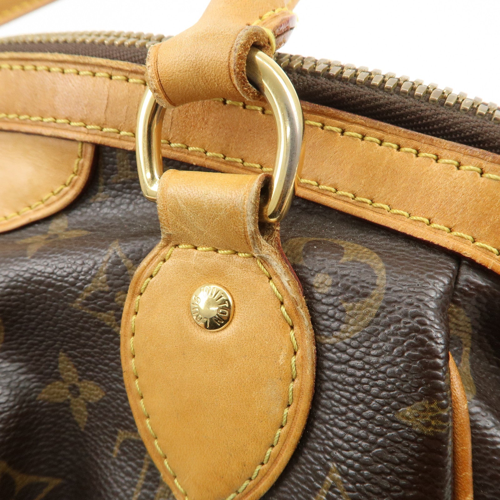 Louis Vuitton Monogram Tivoli PM Hand Bag Shoulder Bag Brown M40143