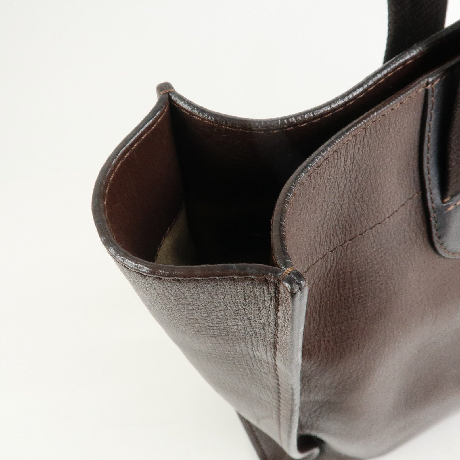Louis Vuitton Mohican Calf Leather Tote Bag Brown Cafe M92531