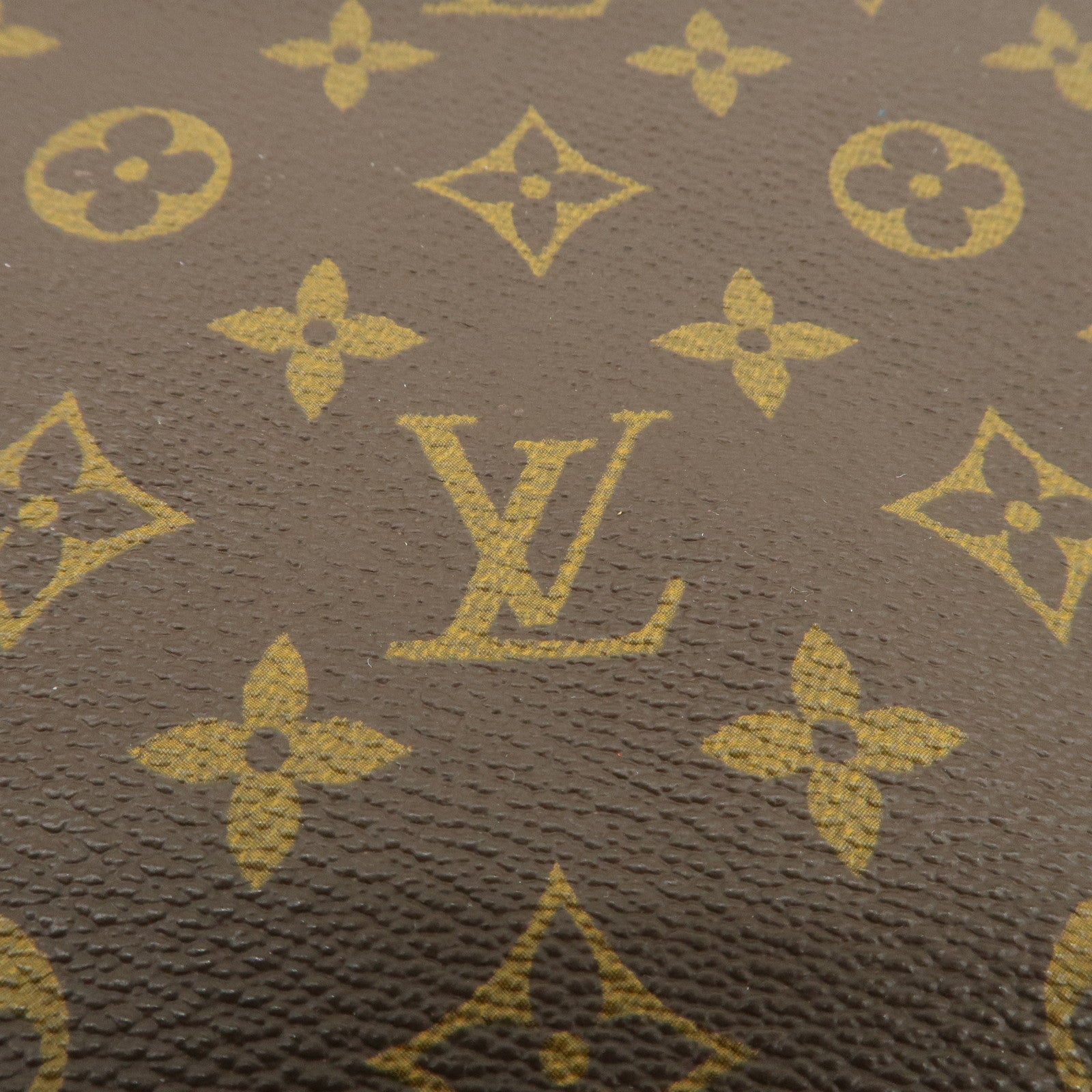 Louis Vuitton Monogram Canvas Leather Racket Case Brown Used