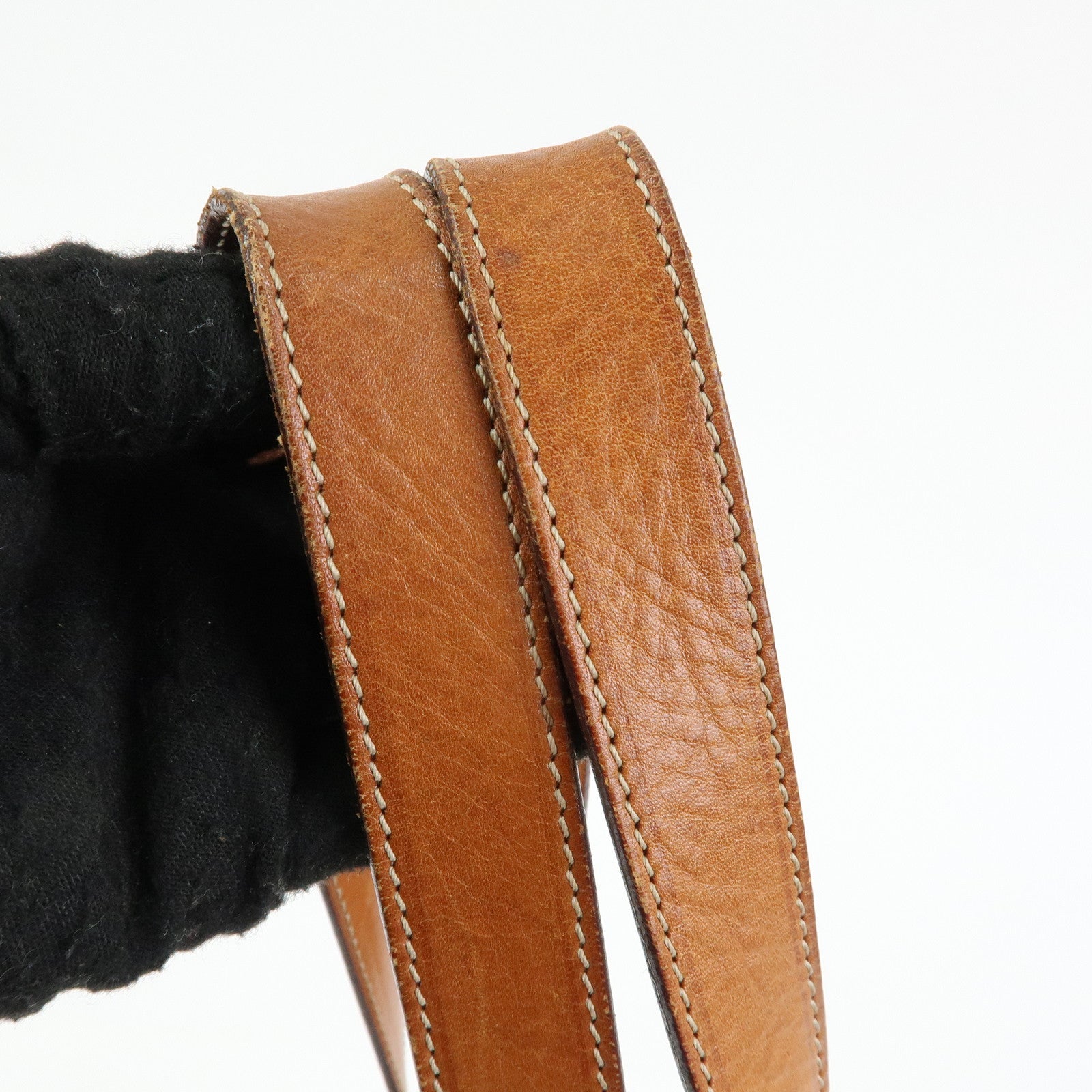 CELINE  Macadam PVC Leather Shoulder Bag Tote Bag Brown