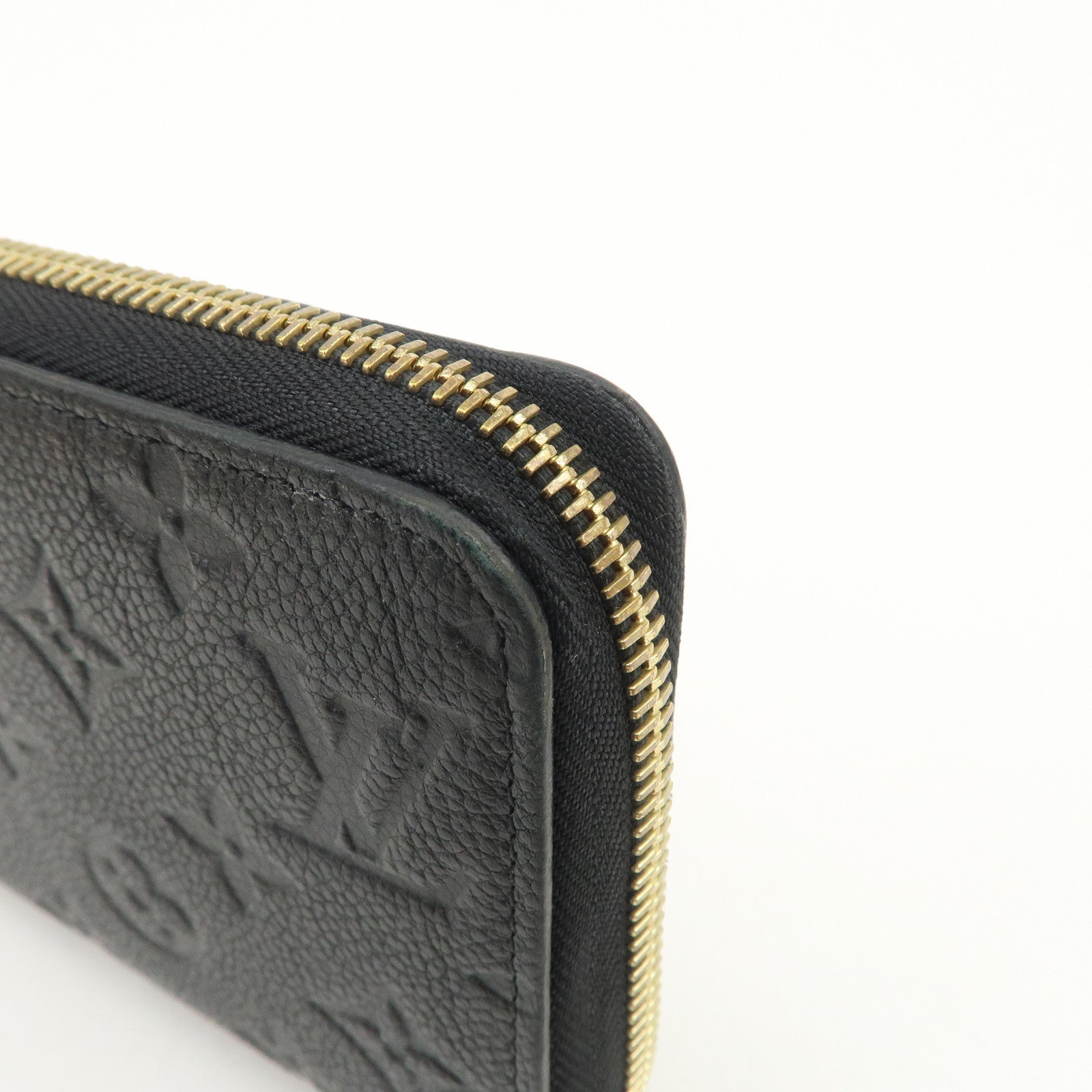 Louis Vuitton Monogram Empreinte Zippy Wallet Noir M61864