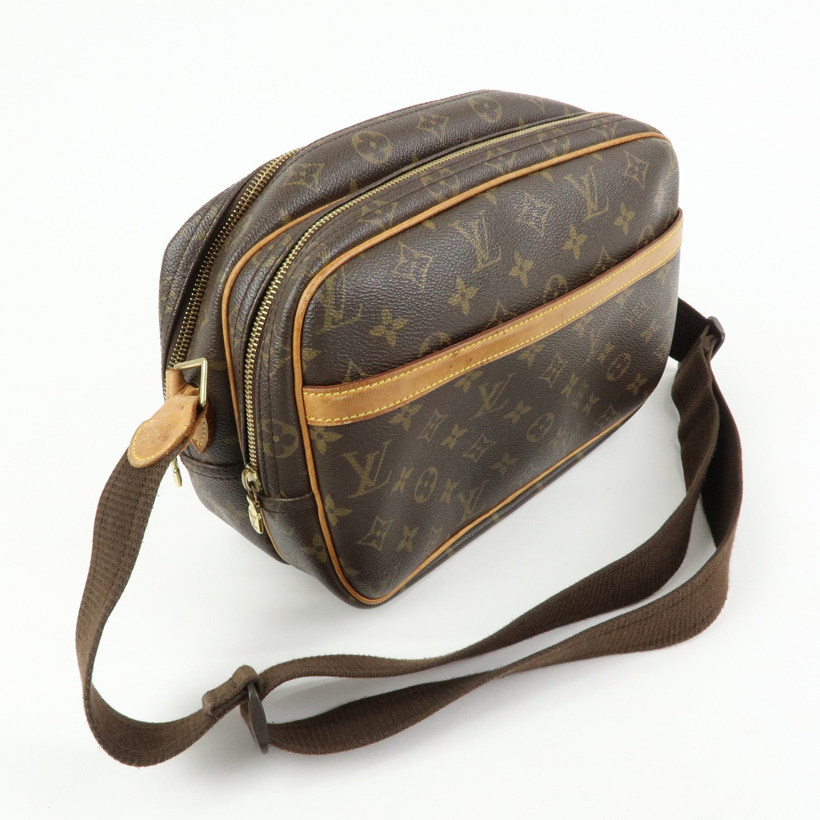 Louis Vuitton Monogram Reporter PM Shoulder Crossbody Bag M45254