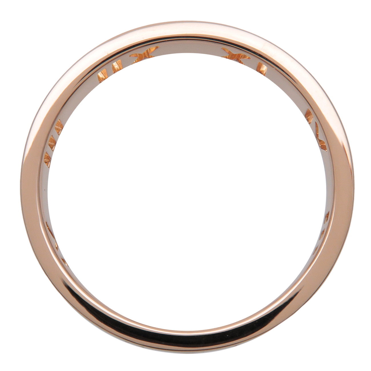 Tiffany & Co Pierced Atlas 4P Diamond Ring K18 Rose Gold US6 EU51.5