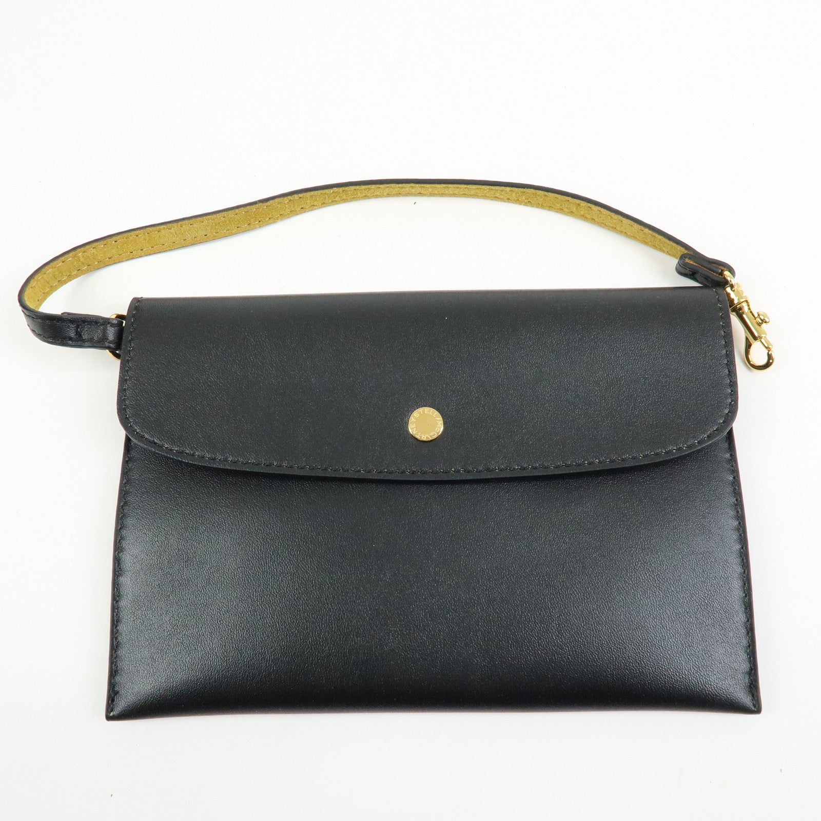 STELLA MCCARTNEY Faux Leather 2Way Bag Hand Shoulder Bag Black