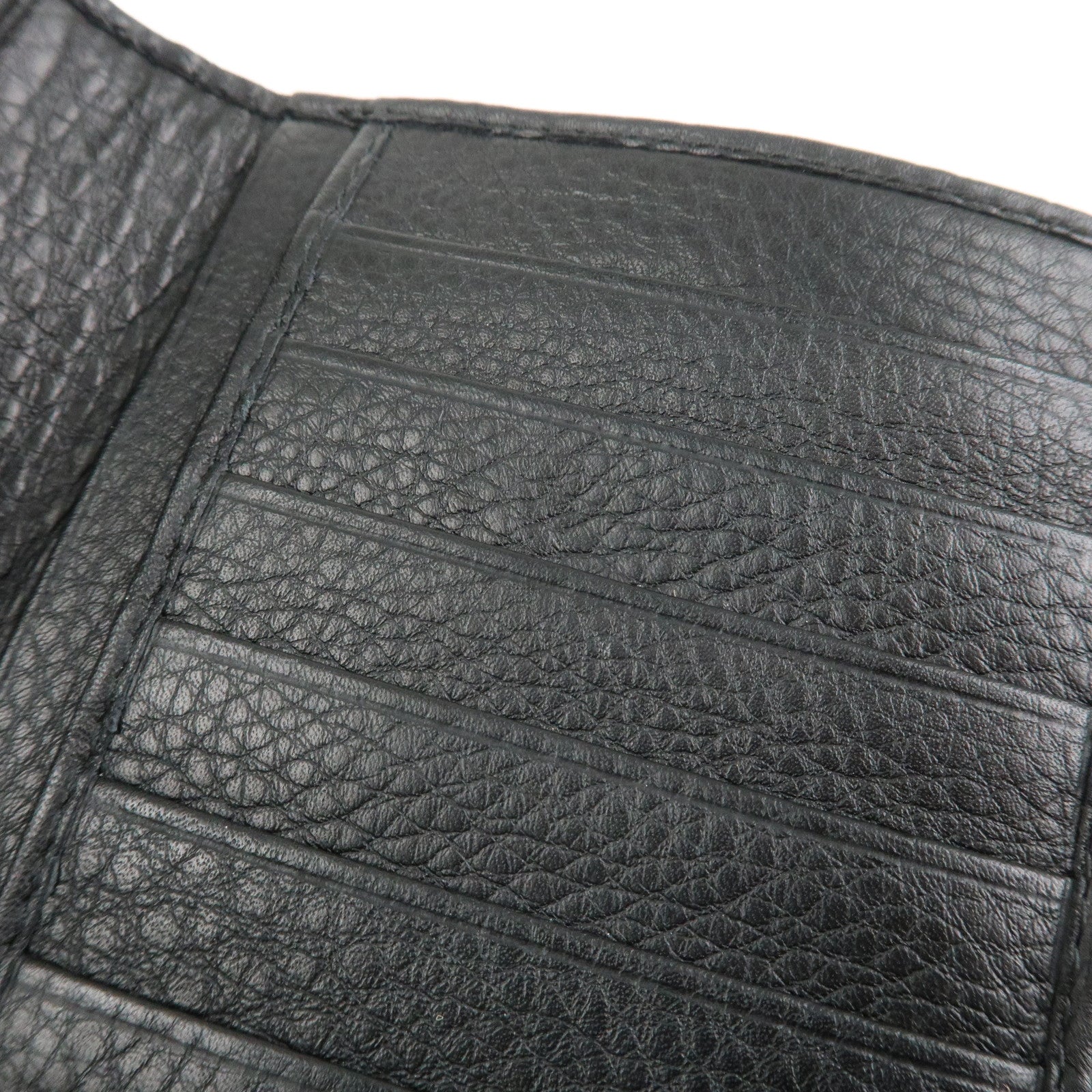 Christian Dior Trotter Canvas Leather Long Wallet Black