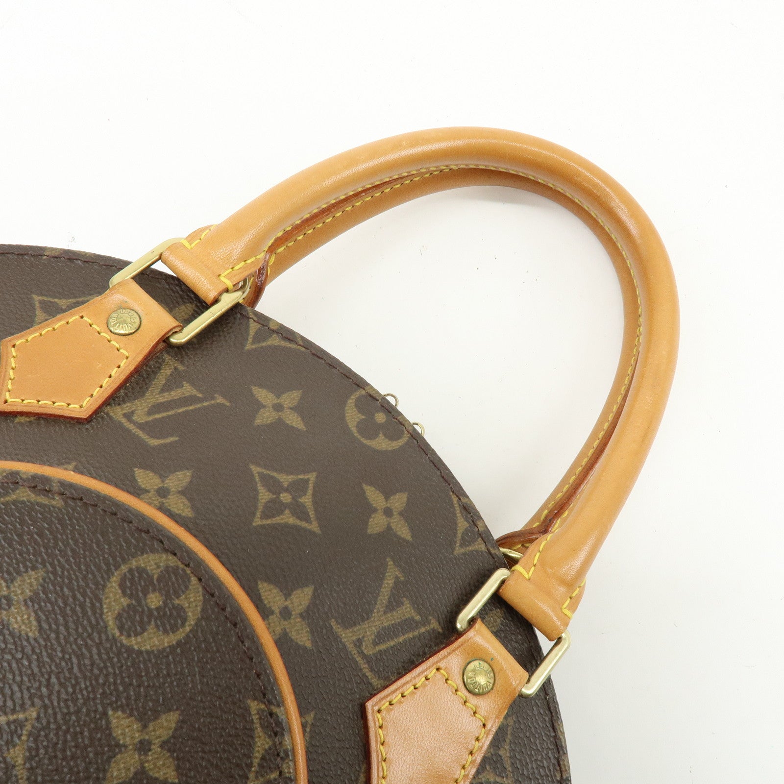 Louis Vuitton Monogram Ellipse PM Hand Bag Brown M51127