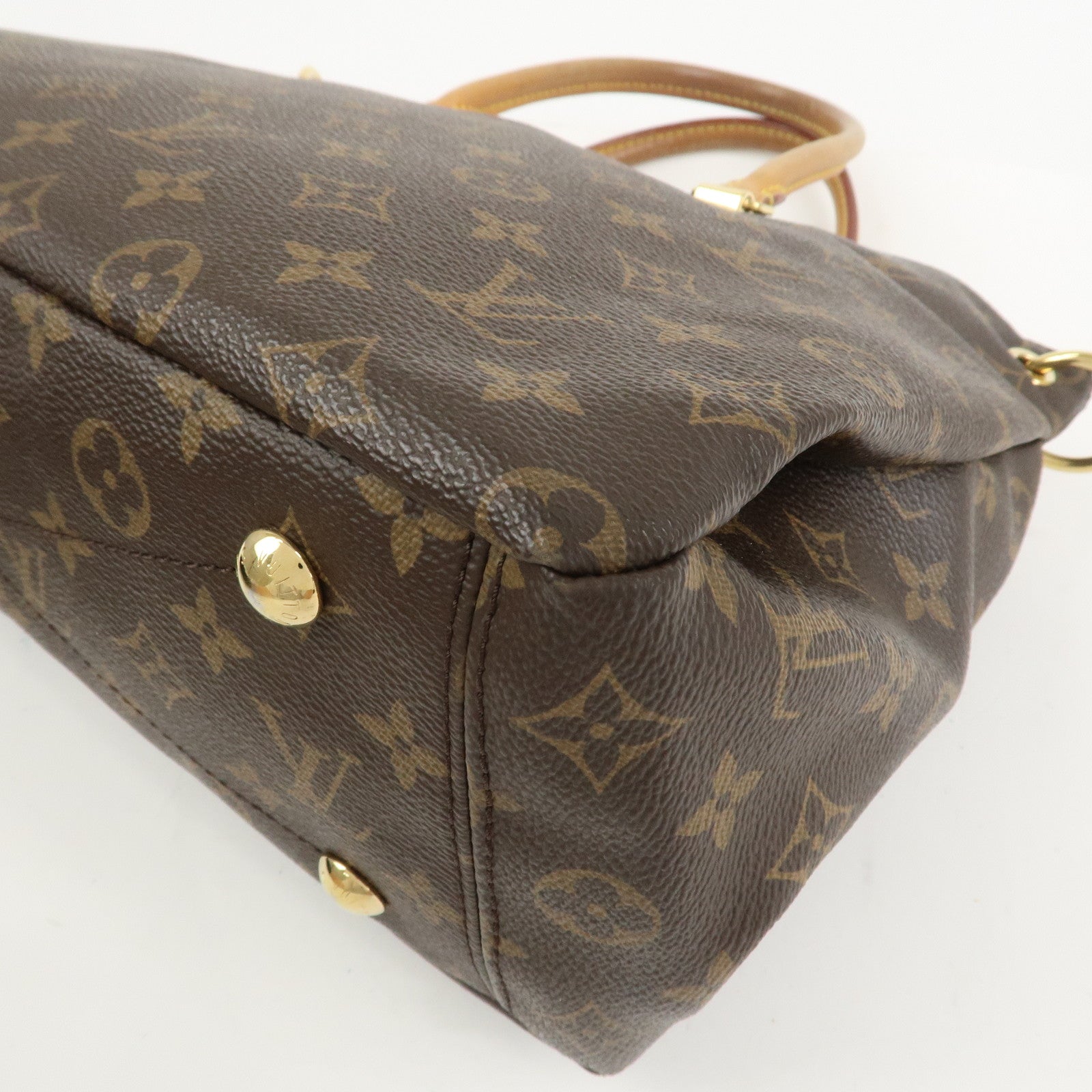 Louis Vuitton Monogram Pallas 2Way Hand Bag Aurore M40906