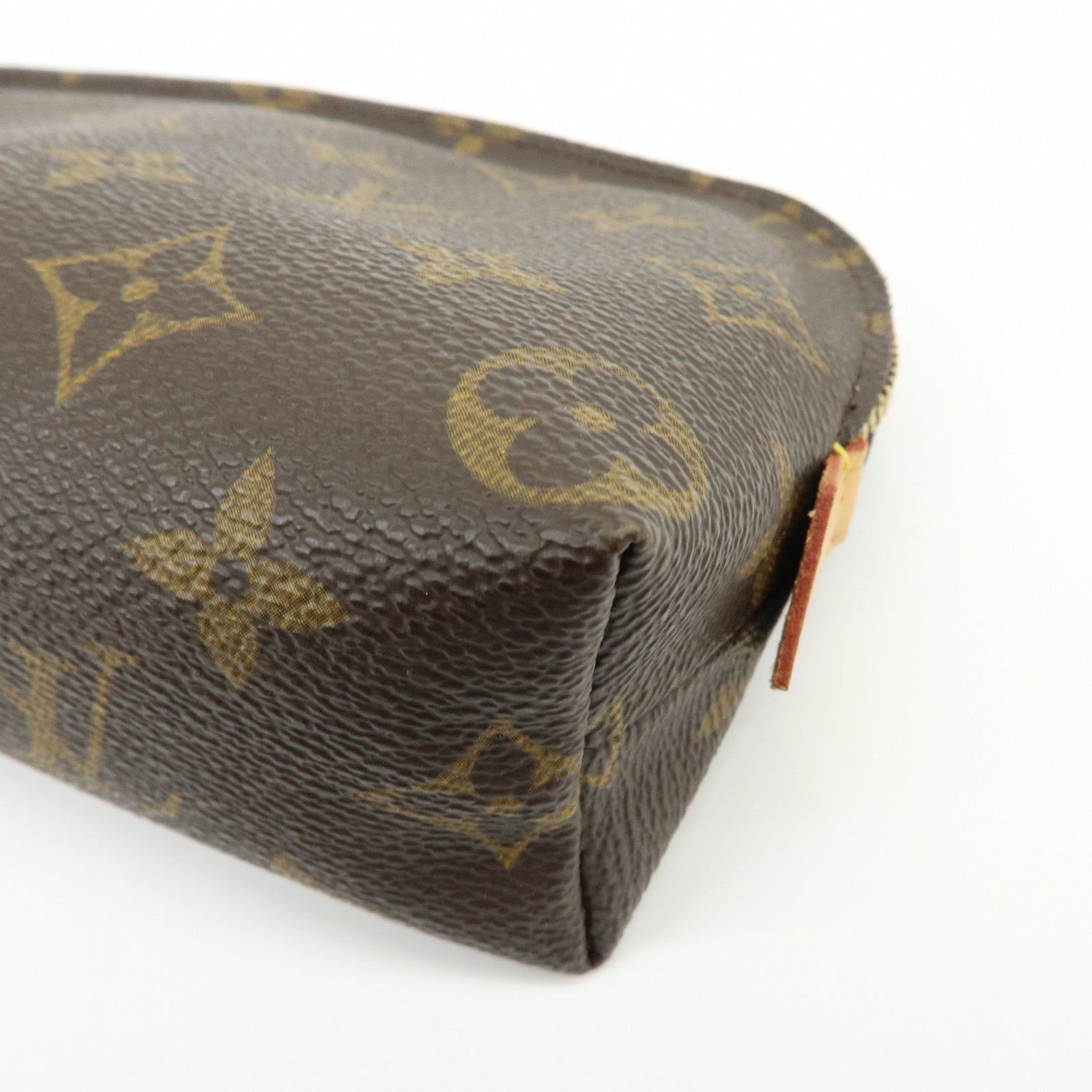Louis Vuitton Monogram Pochette Cosmetic PM Pouch Brown M47515
