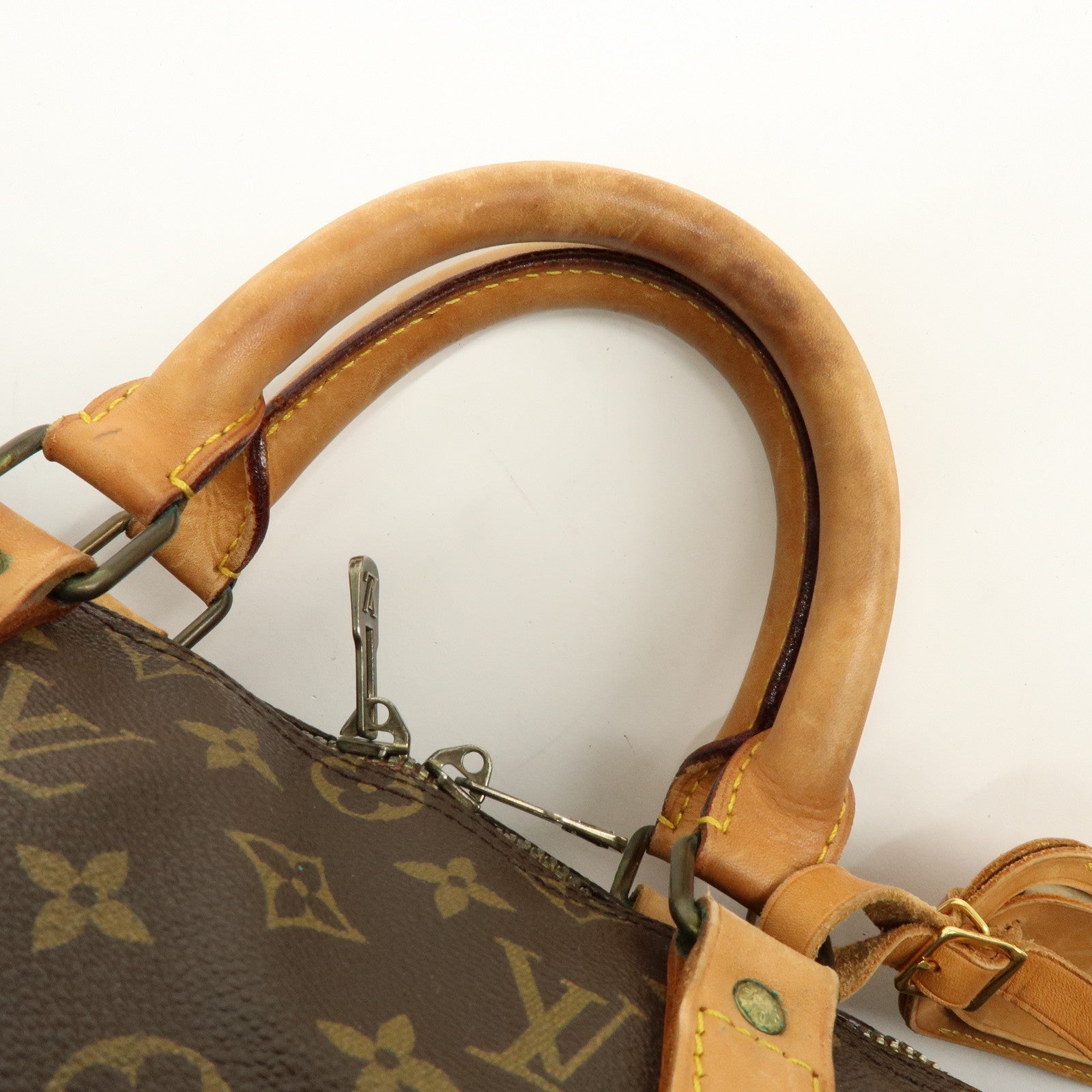 Louis Vuitton Monogram Keep All 50 Boston Bag Brown M41426