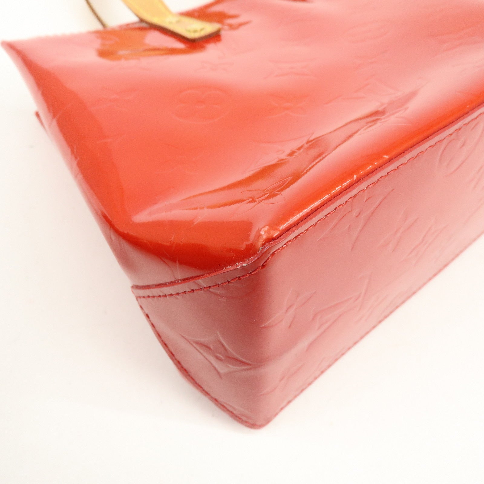 Louis Vuitton Monogram Vernis Lead PM Hand Bag Pomme d'Amour M91990