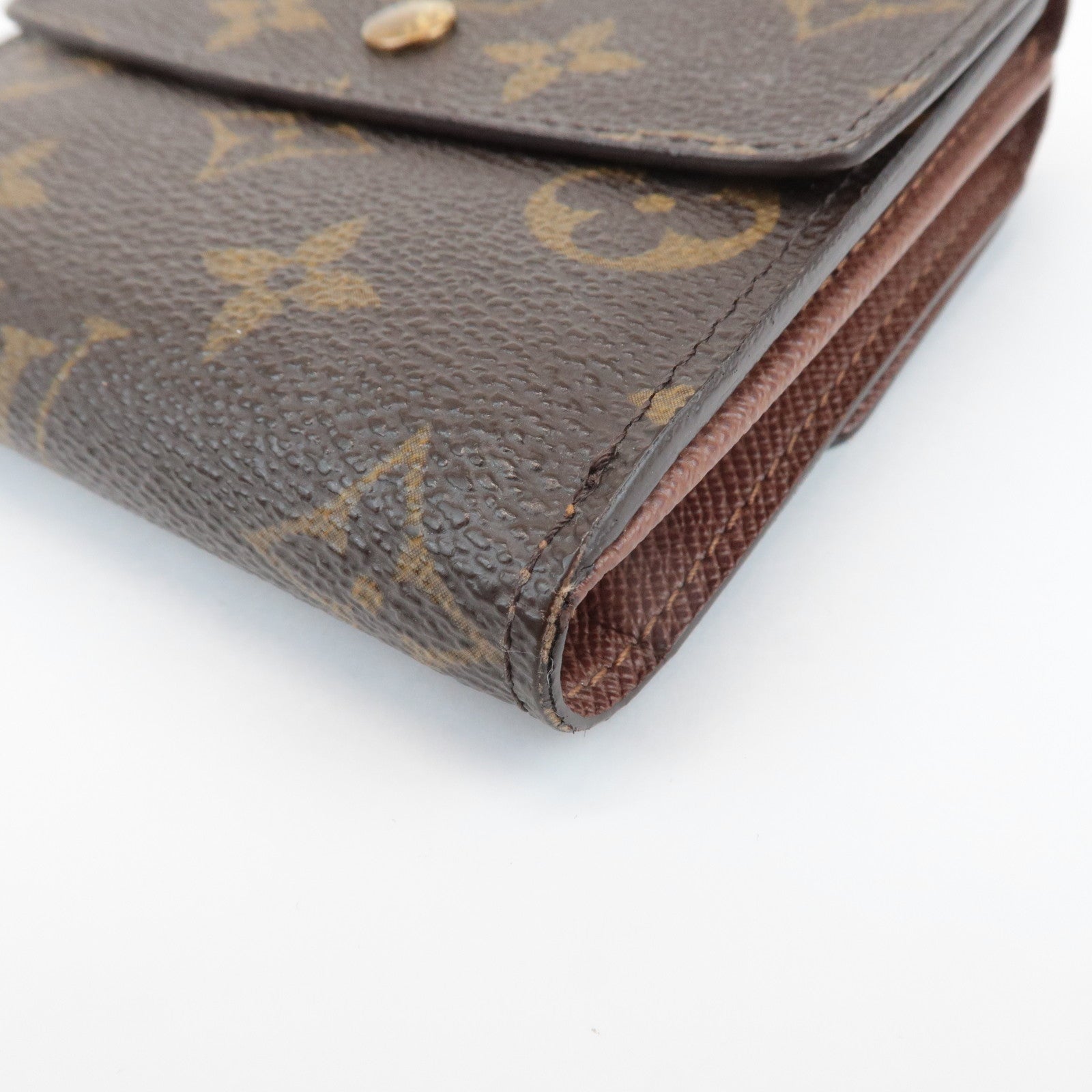 Louis Vuitton Monogram Porte Monnaie Billets Carte Credit M61660 Used